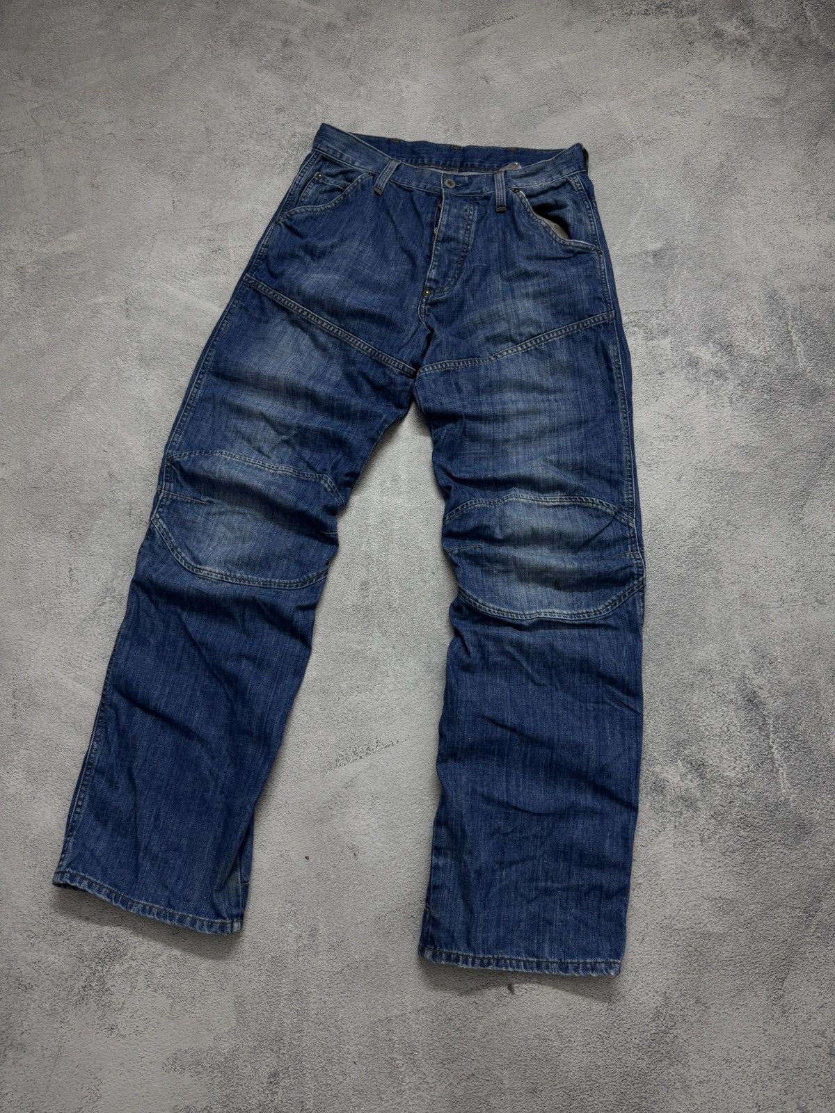 G-Star Vintage Y2k G Star Raw Big Logo Denim Jeans 00’s Size US 32 / EU 48 - 11 Thumbnail