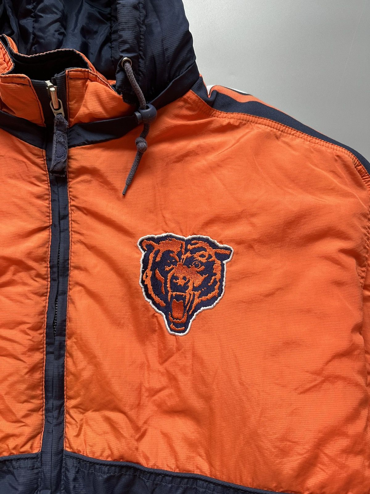 Starter Vintage Chicago Bears Starter Pro Line NFL Zip Puffer Jacket Size US XL / EU 56 / 4 - 6 Thumbnail