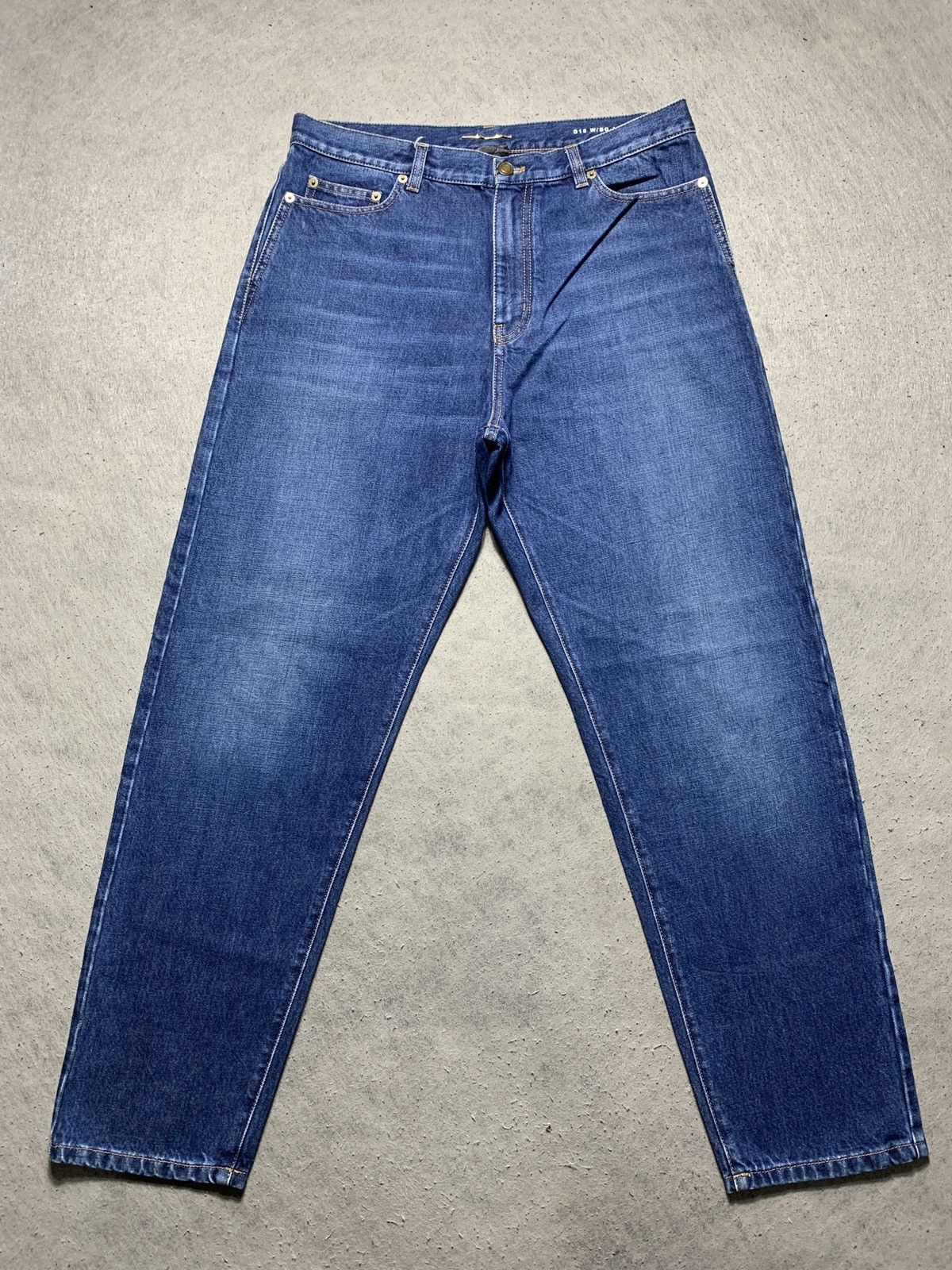 Saint Laurent Paris Saint Laurent Paris D 18 Baggy Pants Denim Jeans Size US 33 - 1 Thumbnail