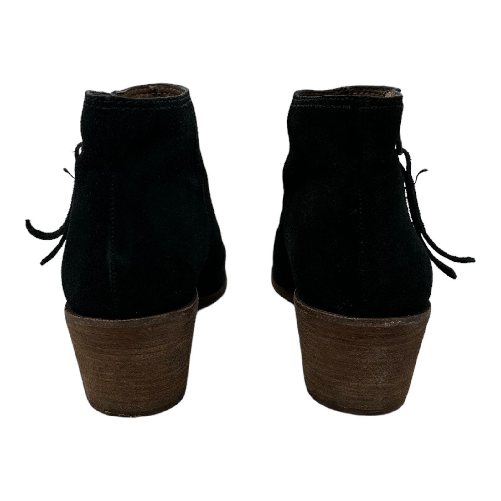 Madewell Madewell black suede block heel ankle boots size 10 Size US 10 / IT 40 - 3 Thumbnail