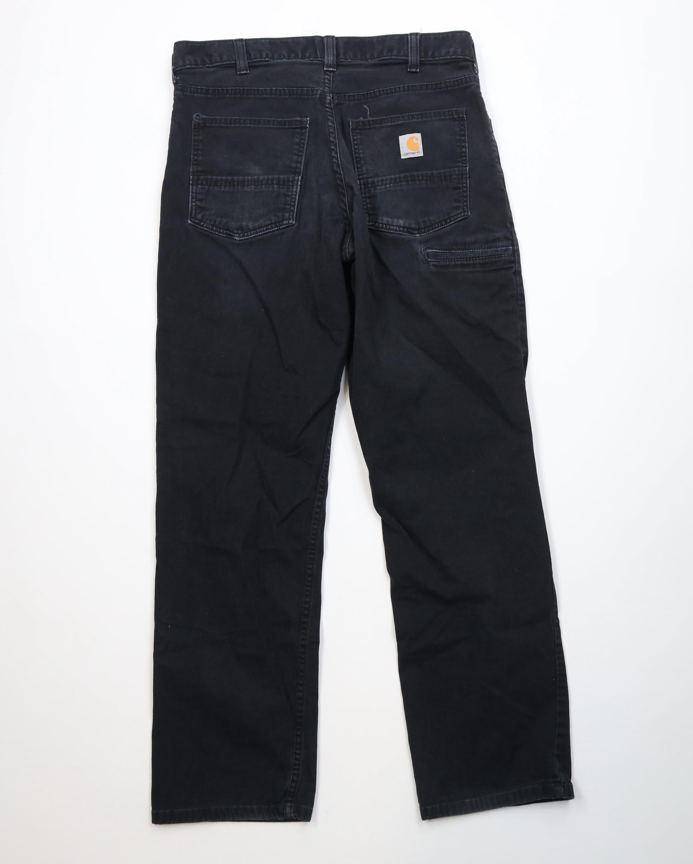 Carhartt Vintage Y2K Carhartt Relaxed Fit Stretch Canvas Pants Black Size US 33 - 11 Thumbnail