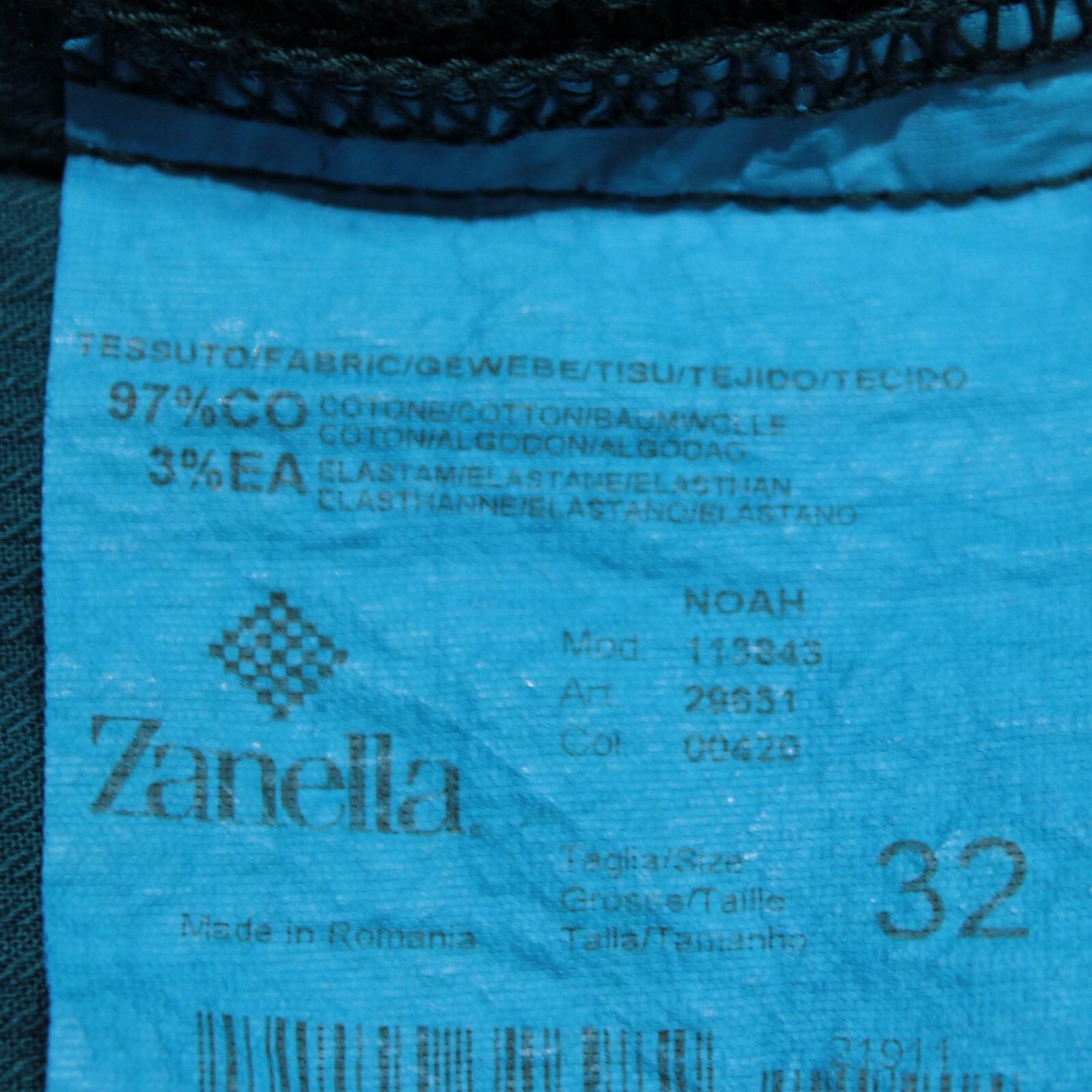 Zanella Zanella New with tags Chino Size 32 US In Blue Size US 32 / EU 48 - 4 Thumbnail