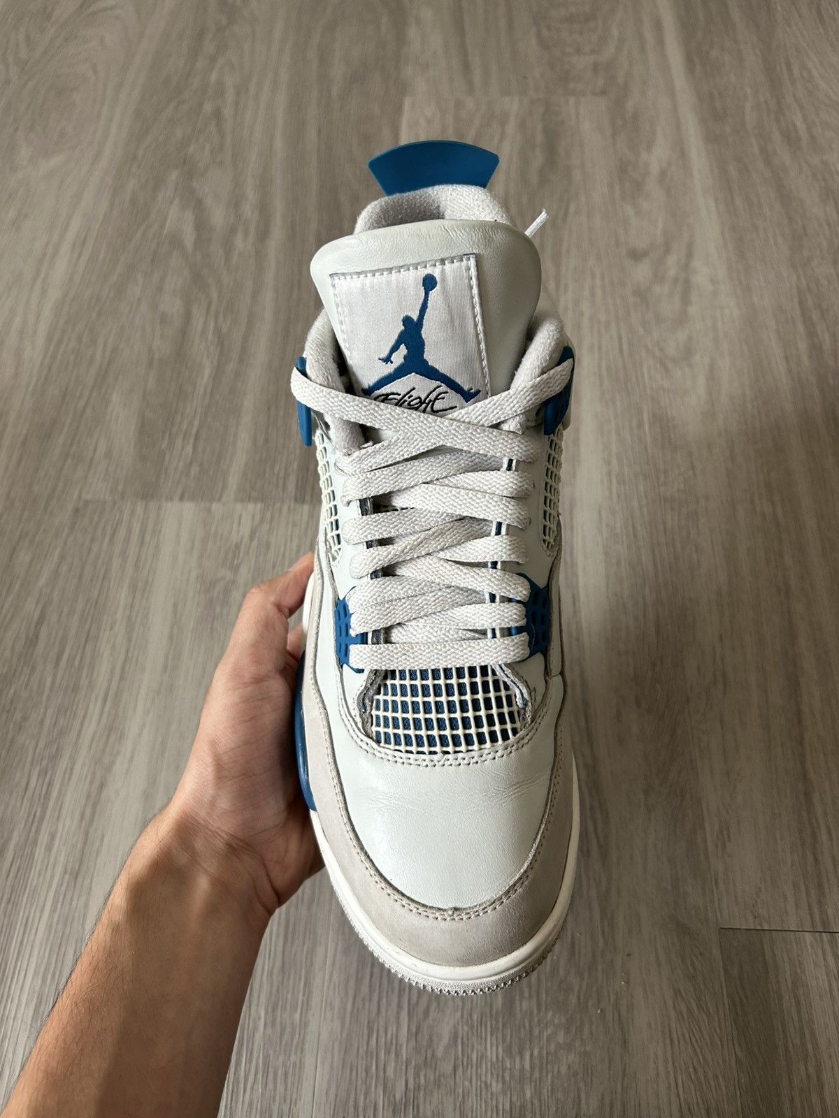 Jordan Brand Air Jordan Retro 4 Military Blue 2024 Size 9 Size US 9 / EU 42 - 8 Thumbnail