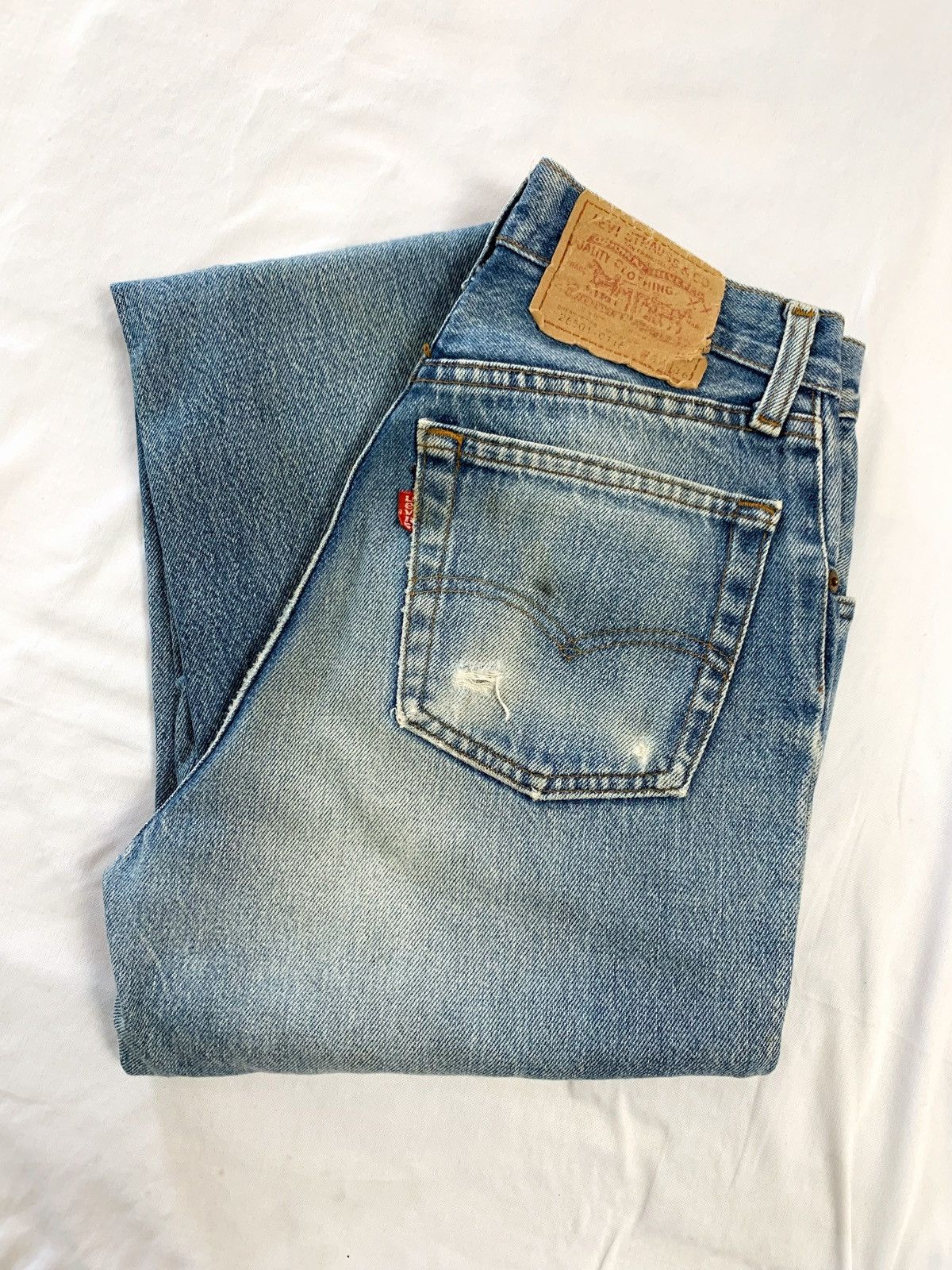 Levi's Vintage Clothing 80s levis 501 vintage jeans usa made Size US 27 - 1 Thumbnail