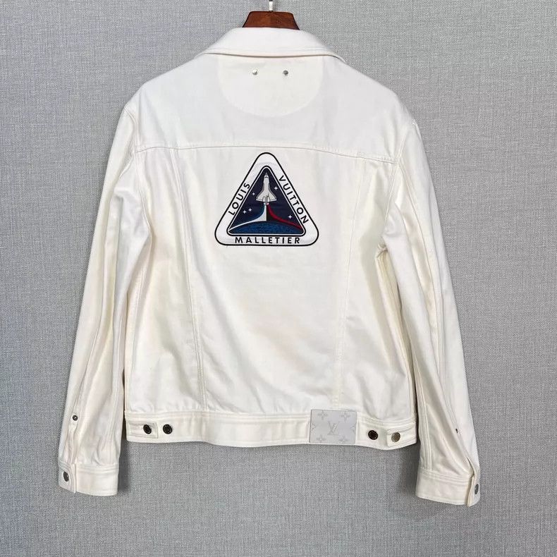 Louis Vuitton Louis Vuitton White astronaut denim jacket 2504-Nextarrow Size US L / EU 52-54 / 3 - 2 Thumbnail