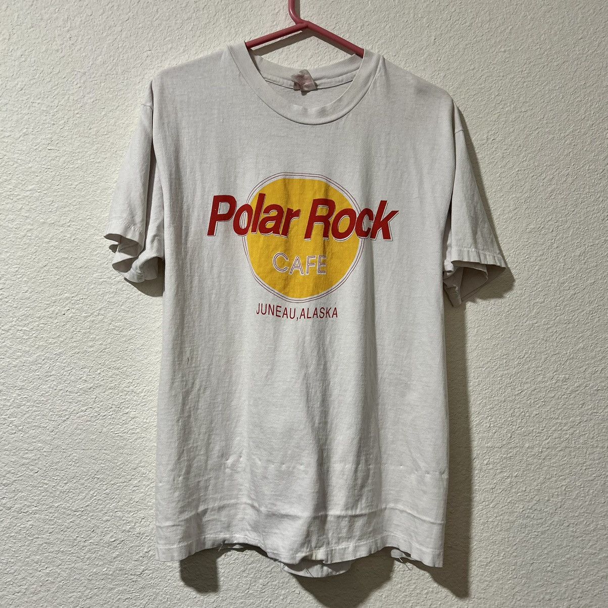 Hanes Vintage Single Stitch Polar Rock Juneau Alaska T-Shirt Large Size US L / EU 52-54 / 3 - 1 Thumbnail