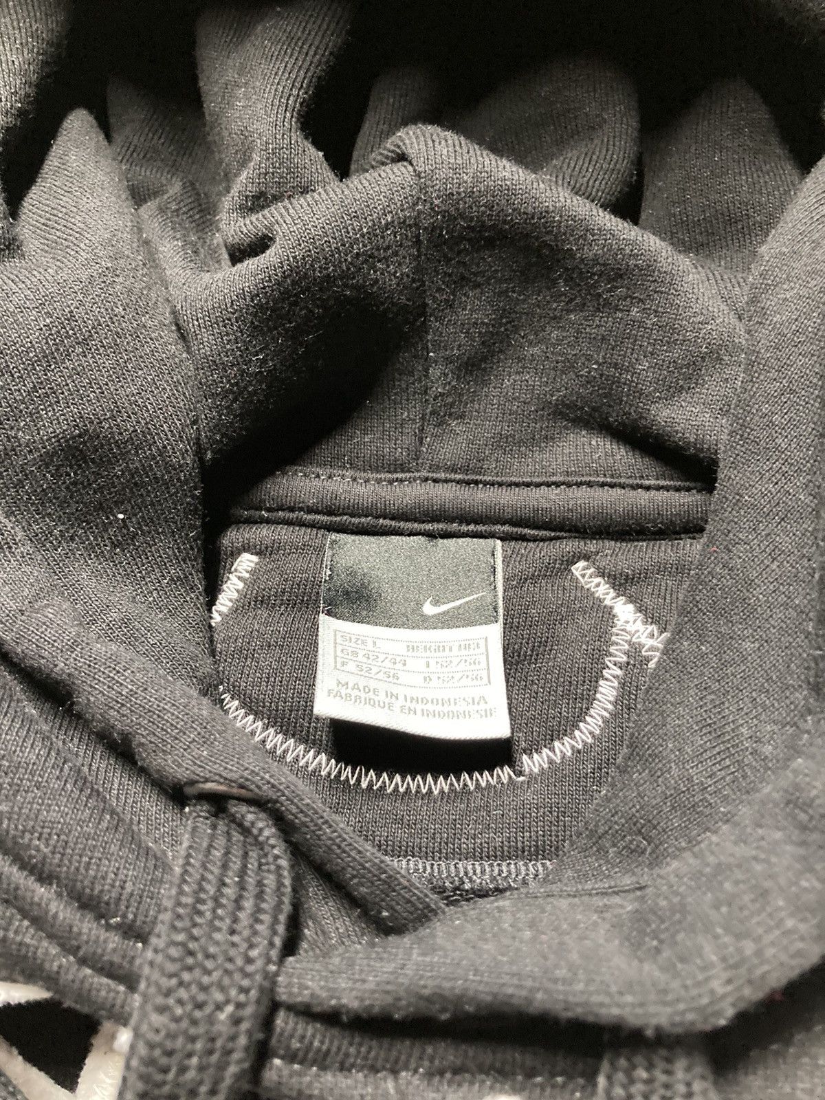 Nike × Vintage ⛩️Nike hoodie custom vintage y2k center logo spider web rare Size US L / EU 52-54 / 3 - 5 Thumbnail