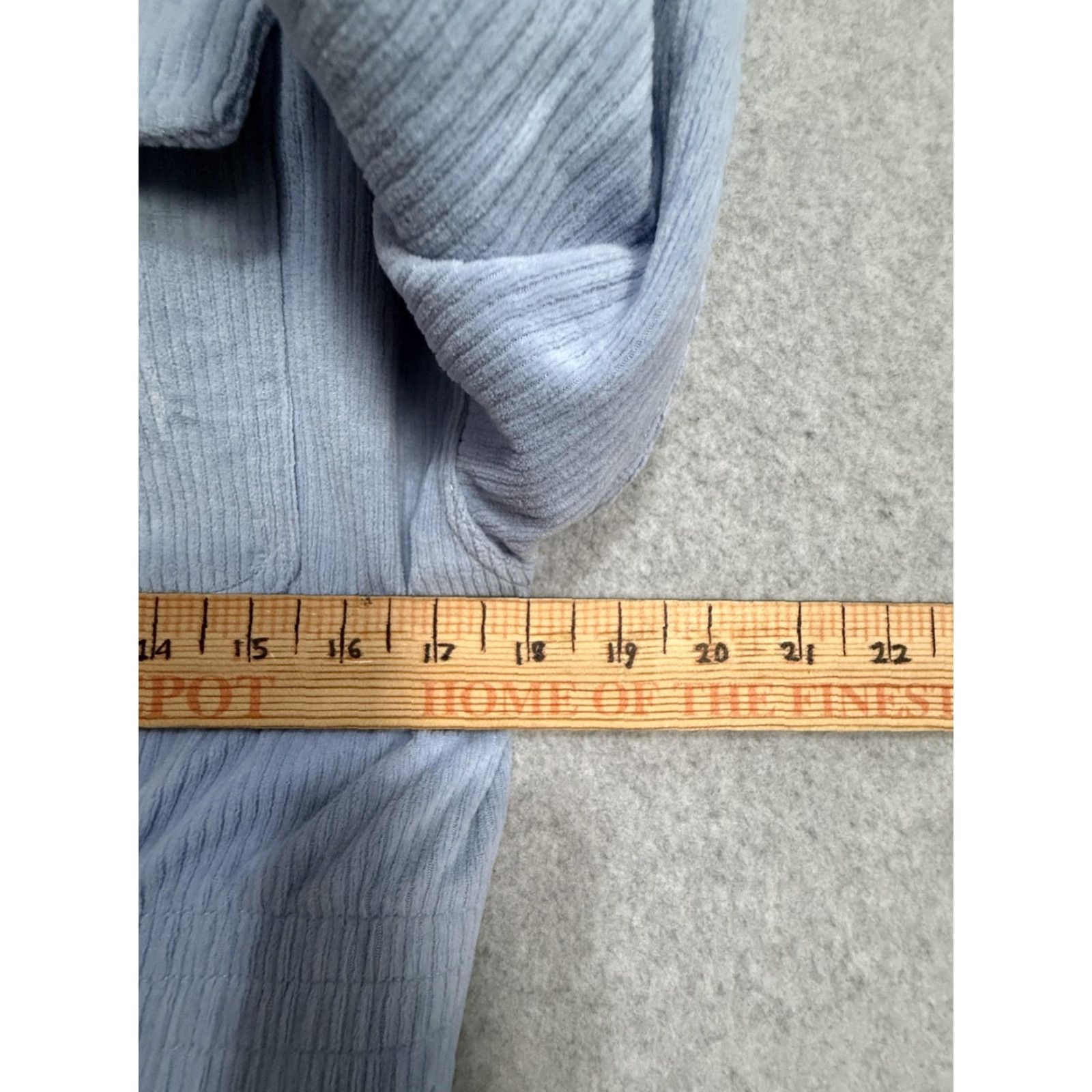 Vintage Aerie Jacket Womens S Blue Corduroy Cropped Bomber Zip Pockets Collared Size S / US 4 / IT 40 - 6 Thumbnail