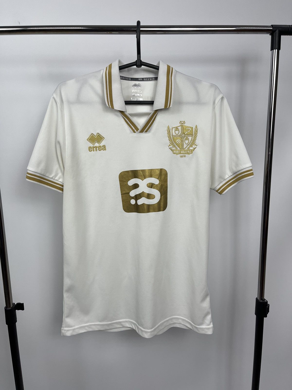 Errea PORT VALE JERSEY HOME SHIRT 2021 - 2022 WHITE ERREA sz S Size US S / EU 44-46 / 1 - 1 Thumbnail