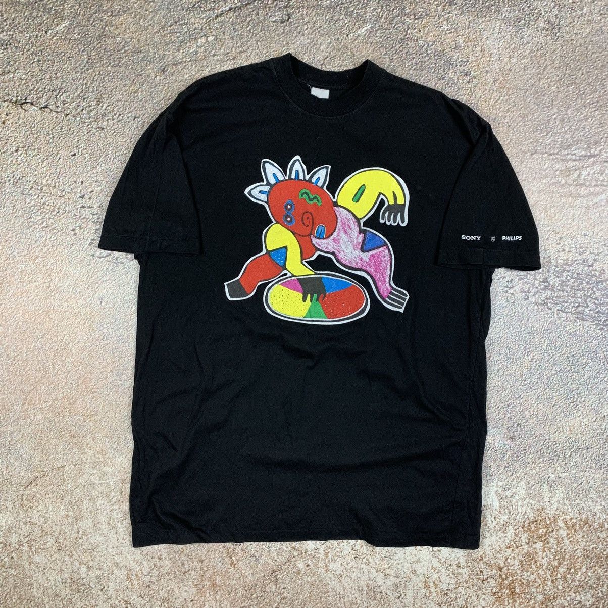Sony 90s Sony CD Multimedia Phillips 1995 Graphic T Shirt Size US L / EU 52-54 / 3 - 2 Thumbnail