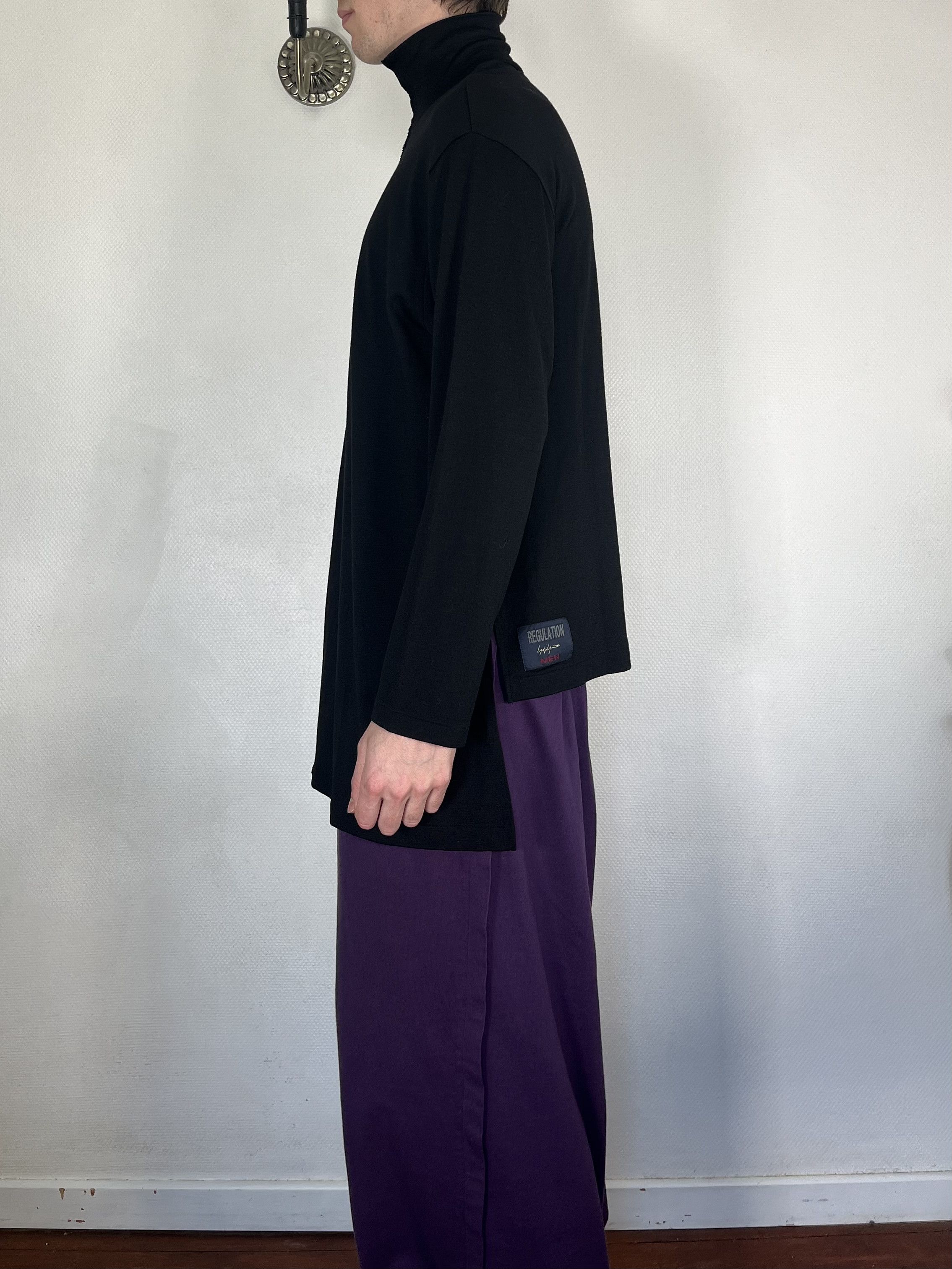 Yohji Yamamoto Yohji yamamoto turtle neck Size US L / EU 52-54 / 3 - 3 Thumbnail