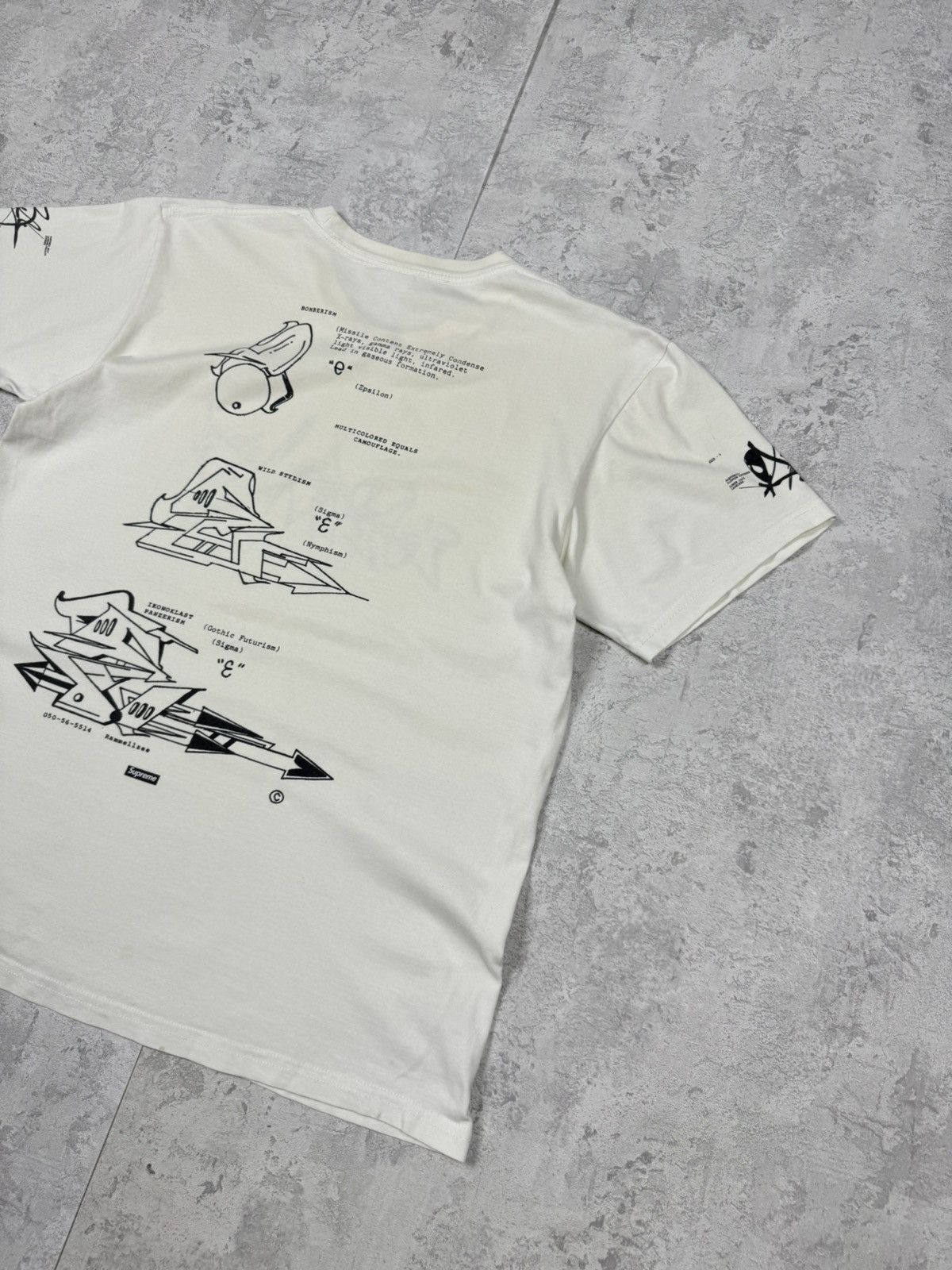 Supreme Supreme Rammellzee Tag T-Shirt Size M Size US M / EU 48-50 / 2 - 8 Thumbnail