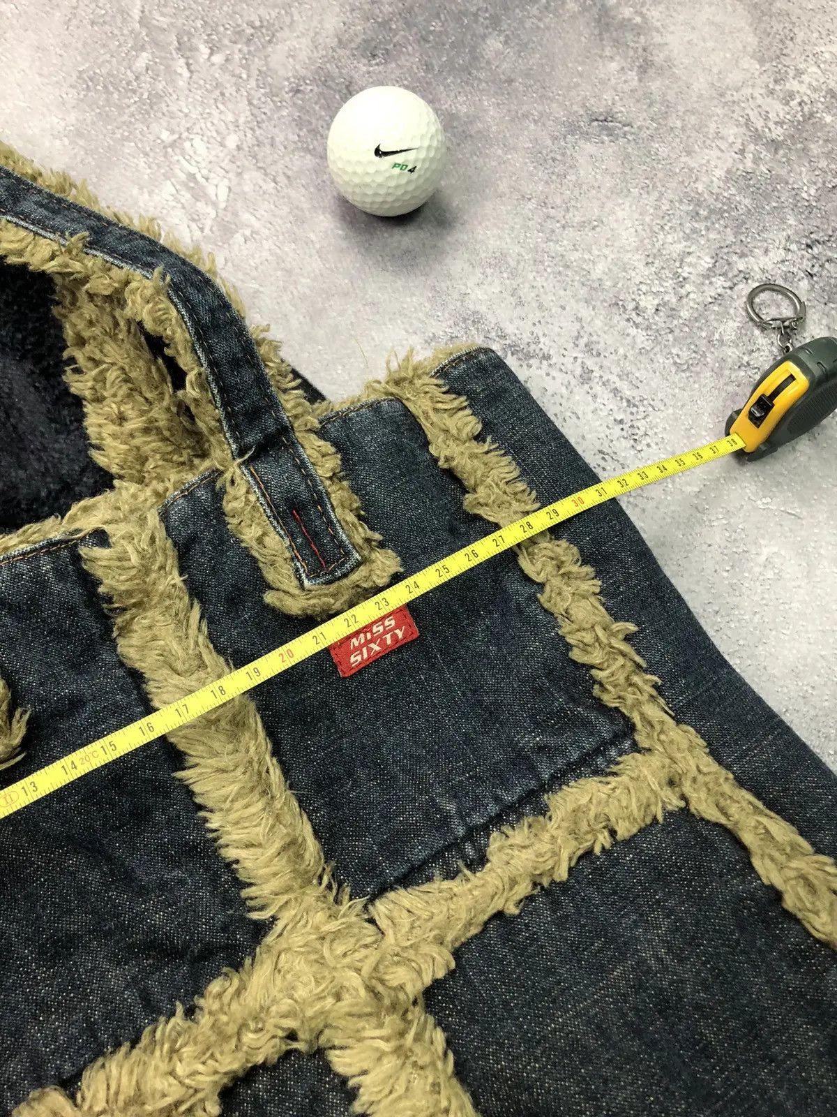 Miss Sixty MISS SIXTY Avantgarde Mohair Denim Shopper Bag Streetwear Size ONE SIZE - 13 Thumbnail