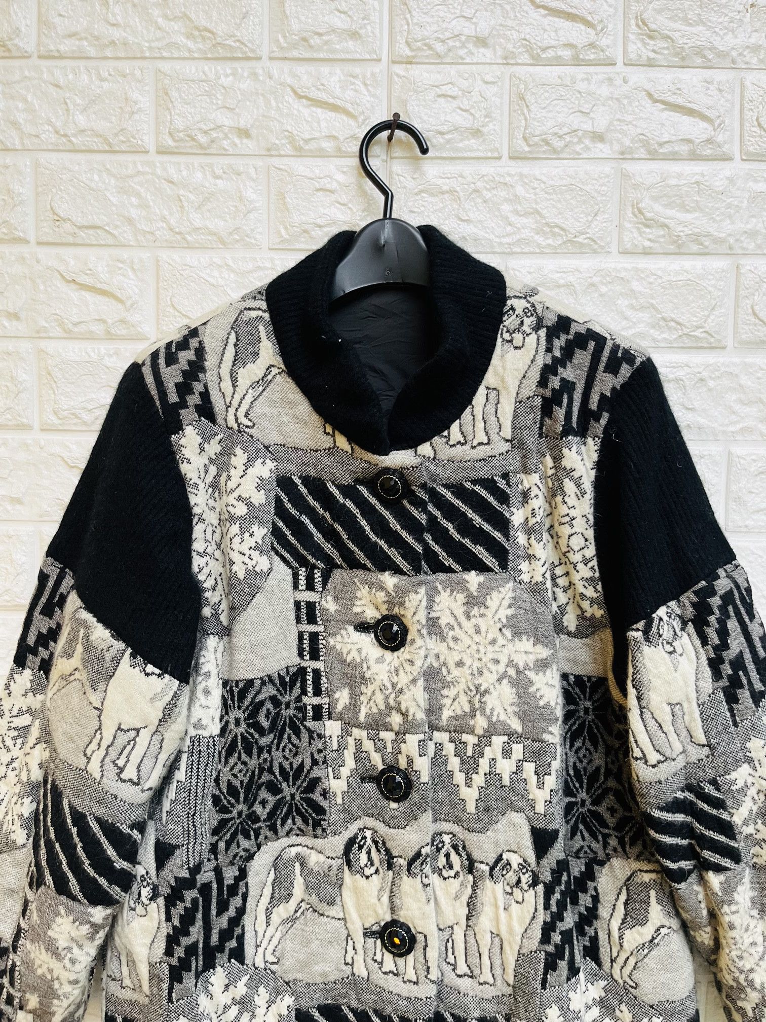Japanese Brand × Vintage Vintage Dodgy Japanese Designer Fashion Style Jacket Size M / US 6-8 / IT 42-44 - 3 Thumbnail
