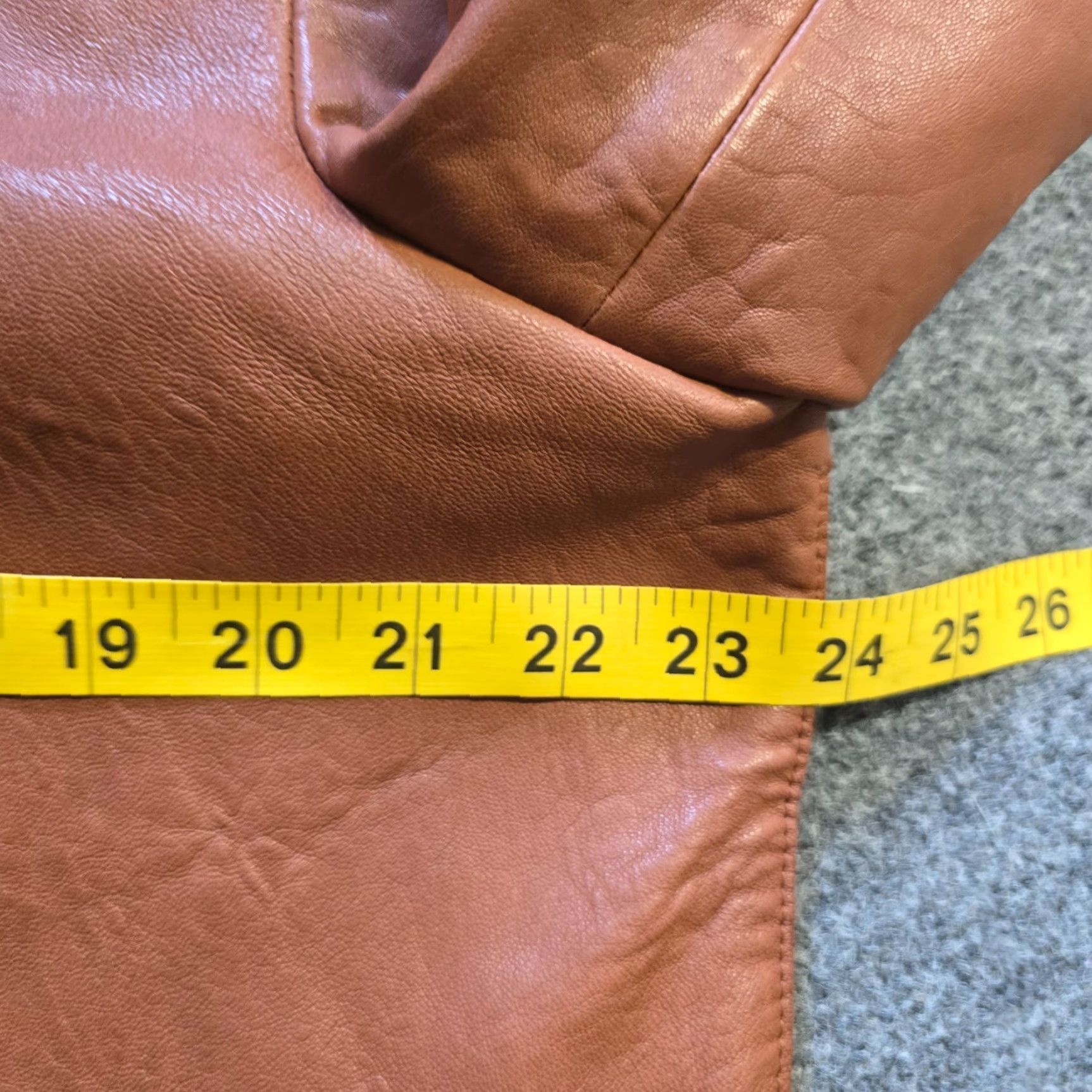 J. Jill VINTAGE J Jill Jacket Women XL Brown Leather Button Pockets Capsule Classic Size XL / US 12-14 / IT 48-50 - 6 Thumbnail