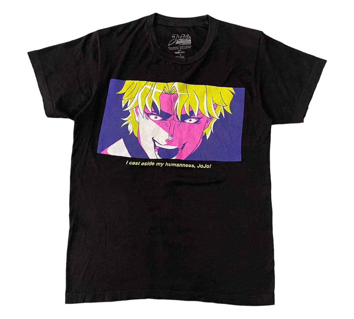 image of Anima x Cartoon Network Jojo’S Bizarre Adventure Tee in Black, Men's (Size Small)