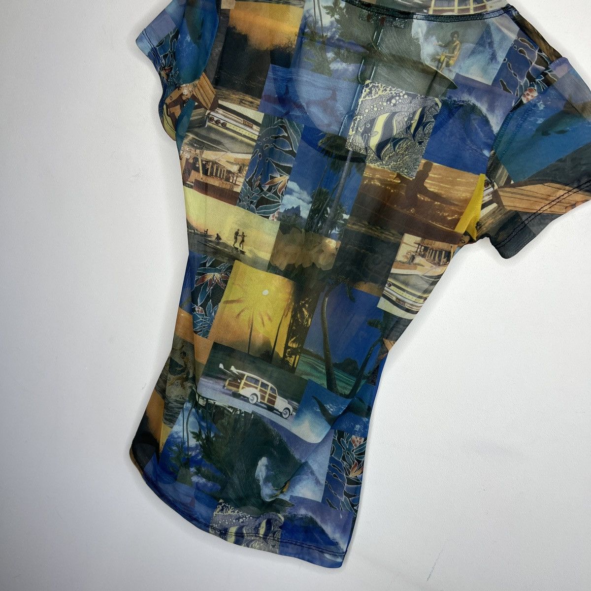 Japanese Brand × Vintage Vintage Mesh Top Miss Sixty JPG If Six Was Nine LGB Style Size S / US 4 / IT 40 - 7 Thumbnail