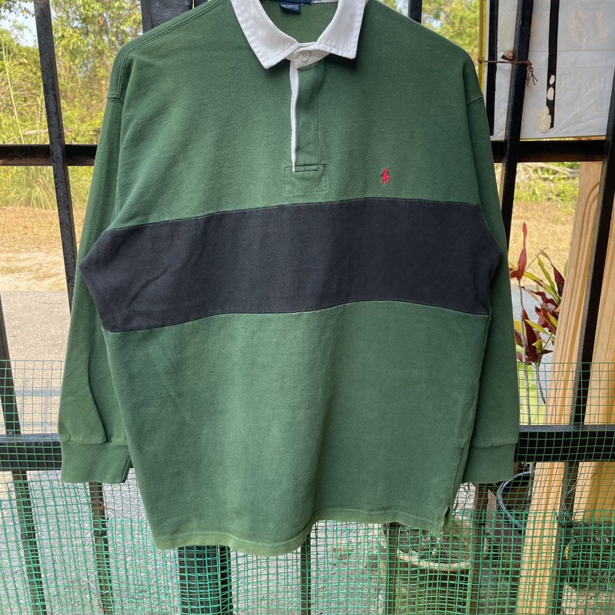 Polo Ralph Lauren 🔥Vintage Polo Ralph Lauren Small Pony Logo Rugby Shirts Size US L / EU 52-54 / 3 - 5 Thumbnail
