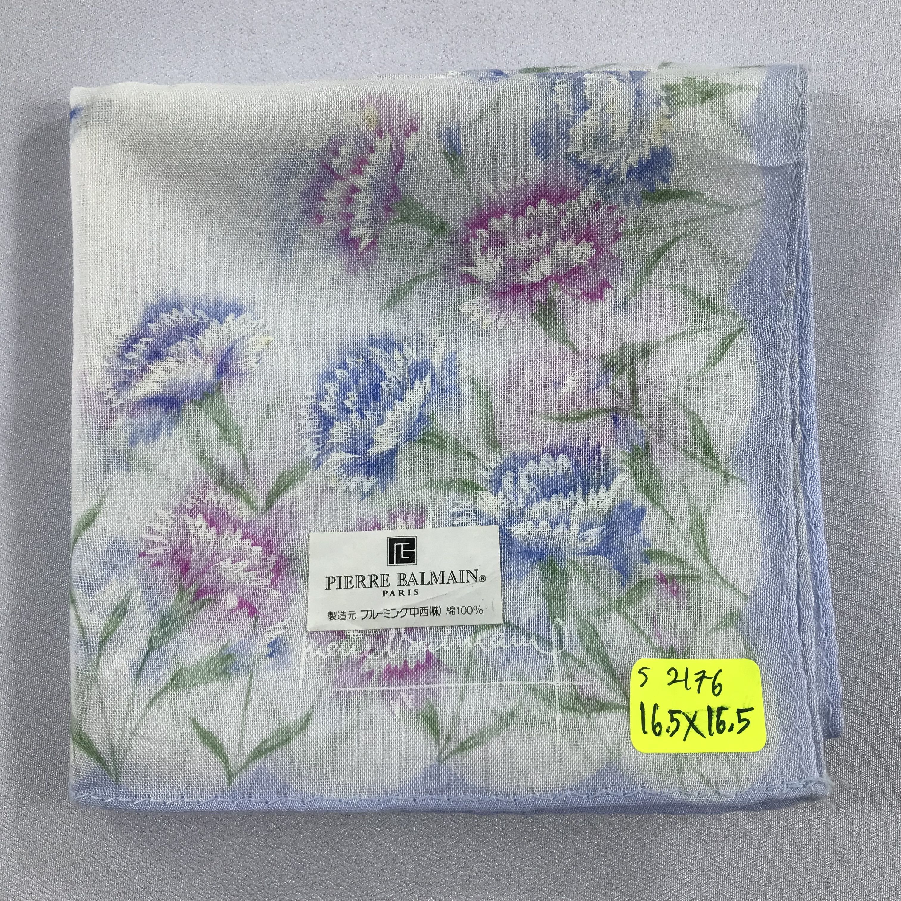 Pierre Balmain × Vintage Pierre Balmain Bandana / Handkerchief / Neckerchief - S2176 Size ONE SIZE - 5 Thumbnail