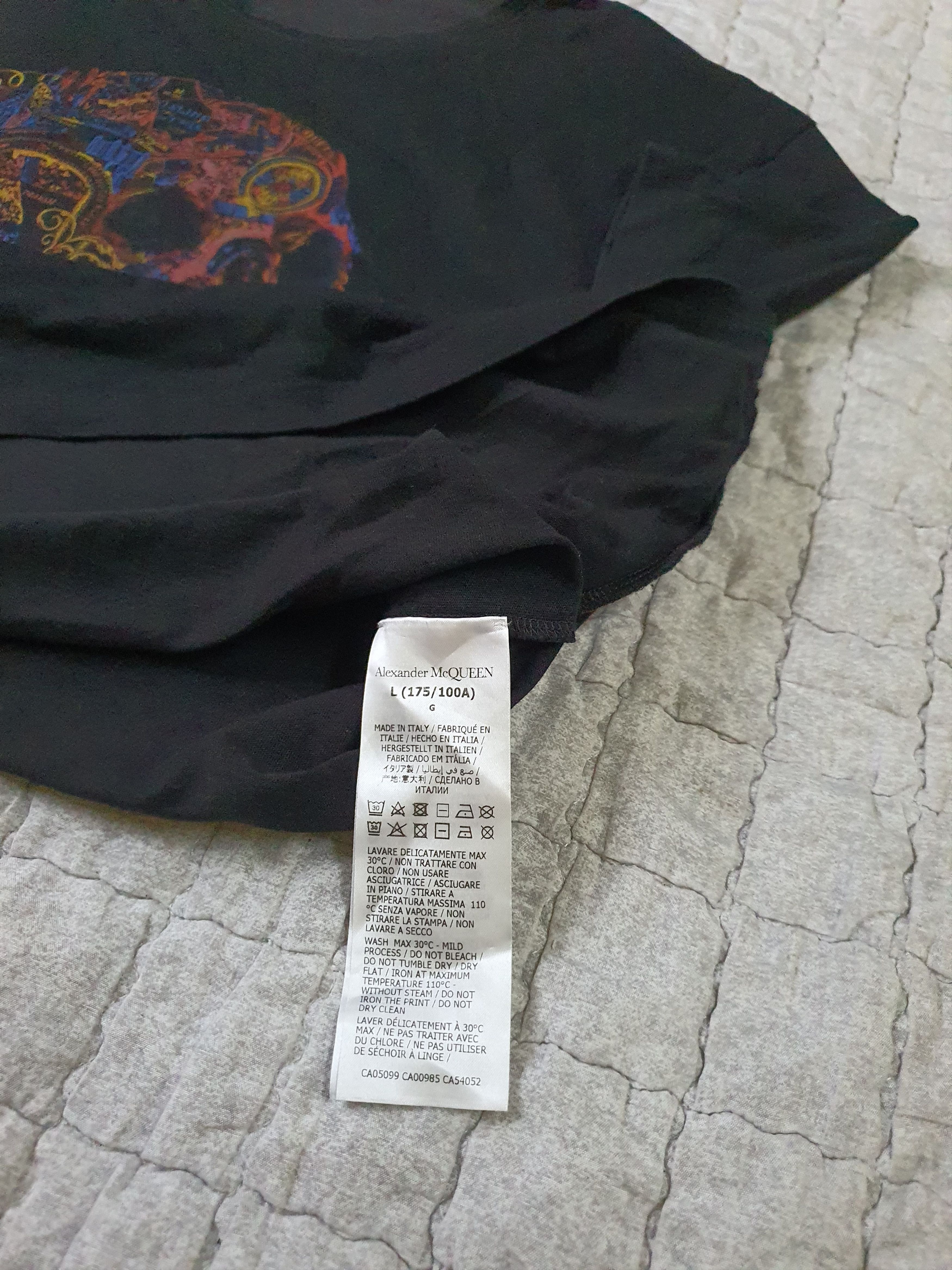 Alexander McQueen Alexander McQueen London Map Skull rare tee Size US S / EU 44-46 / 1 - 7 Thumbnail