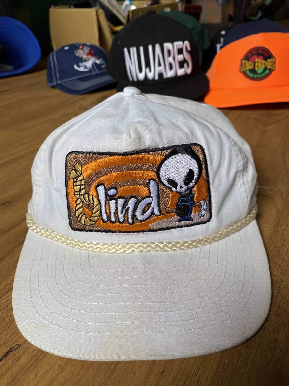 Vintage Vintage Rope Hat BLIND SKATEBOARDS 00s Size ONE SIZE - 1 Thumbnail