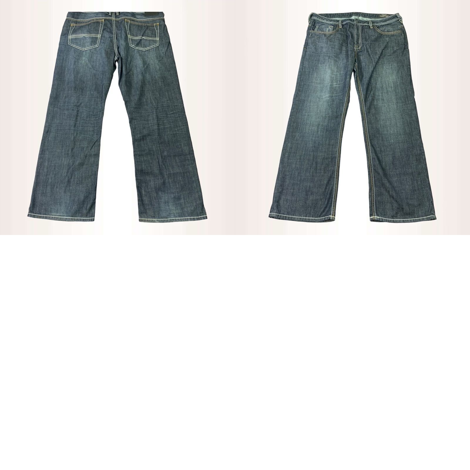 Buffalo David Bitton Buffalo David Bitton Jeans Mens 40x31 Blue Driven Basic Relaxed Whiskered Size US 40 / EU 56 - 9 Thumbnail