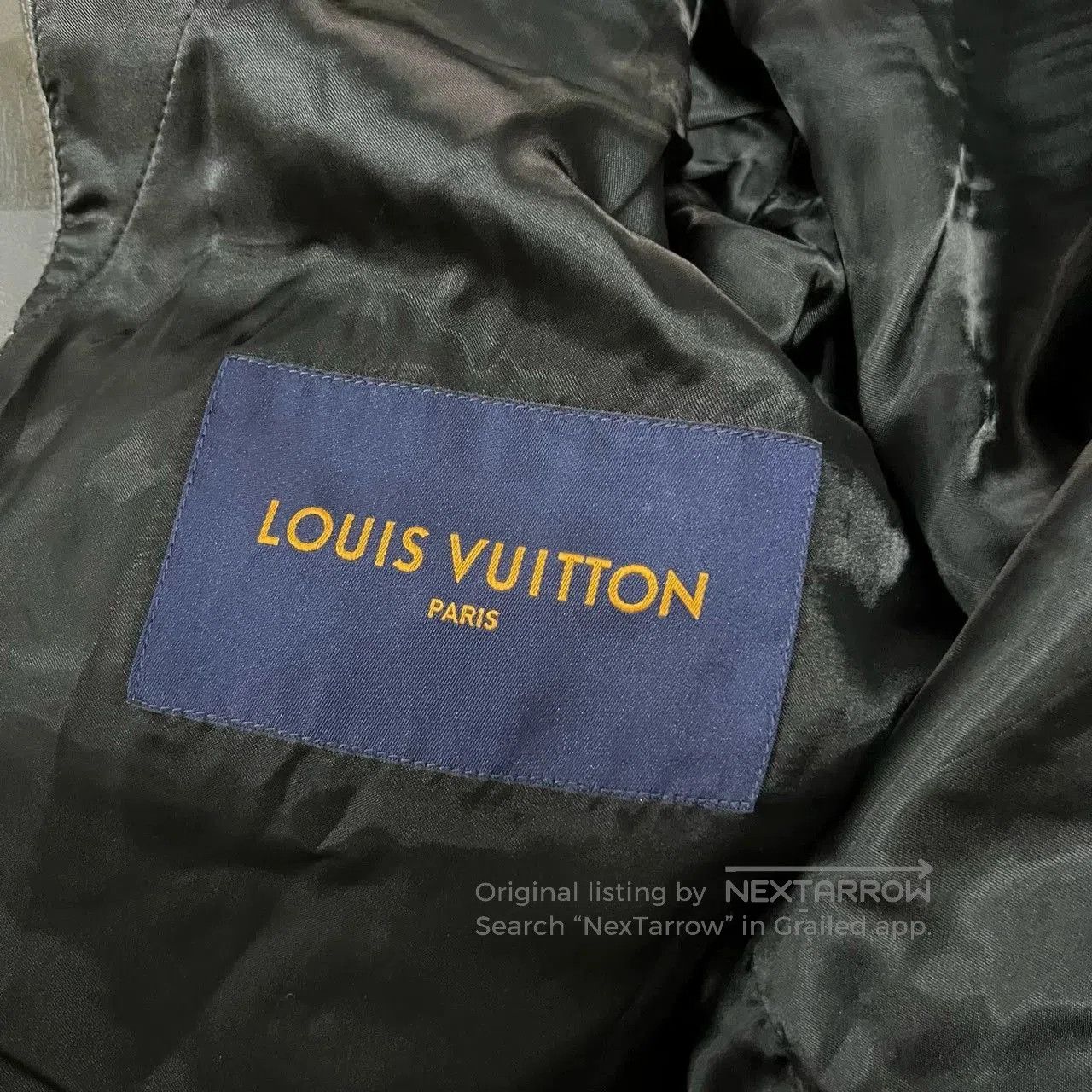 Louis Vuitton Louis Vuitton Checkered Leather Jacket. Size US L / EU 52-54 / 3 - 3 Thumbnail