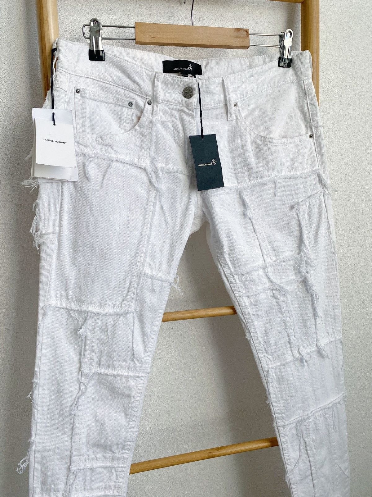 Isabel Marant Isabel Marant White Jeans Size 25" / US 0 / IT 36 - 19 Thumbnail