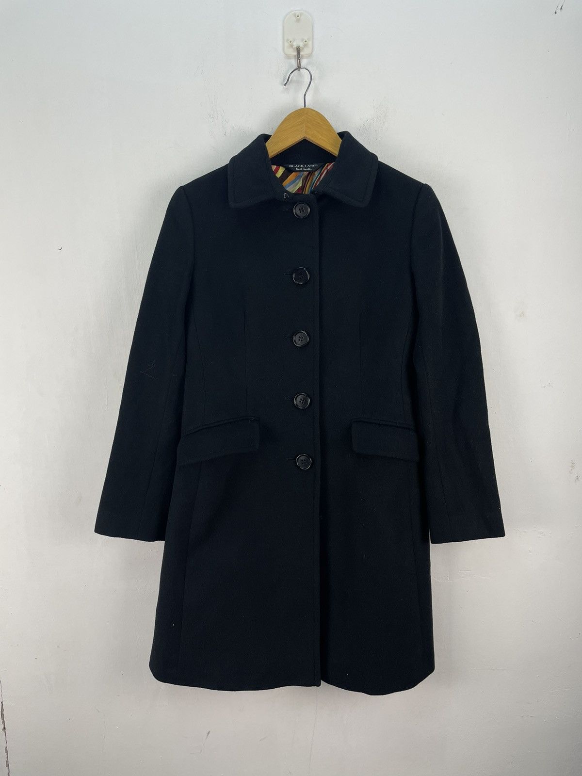 Paul Smith × Vintage Vintage Paul Smith Coat Women Wool Jacket Size 38 Size S / US 4 / IT 40 - 1 Thumbnail