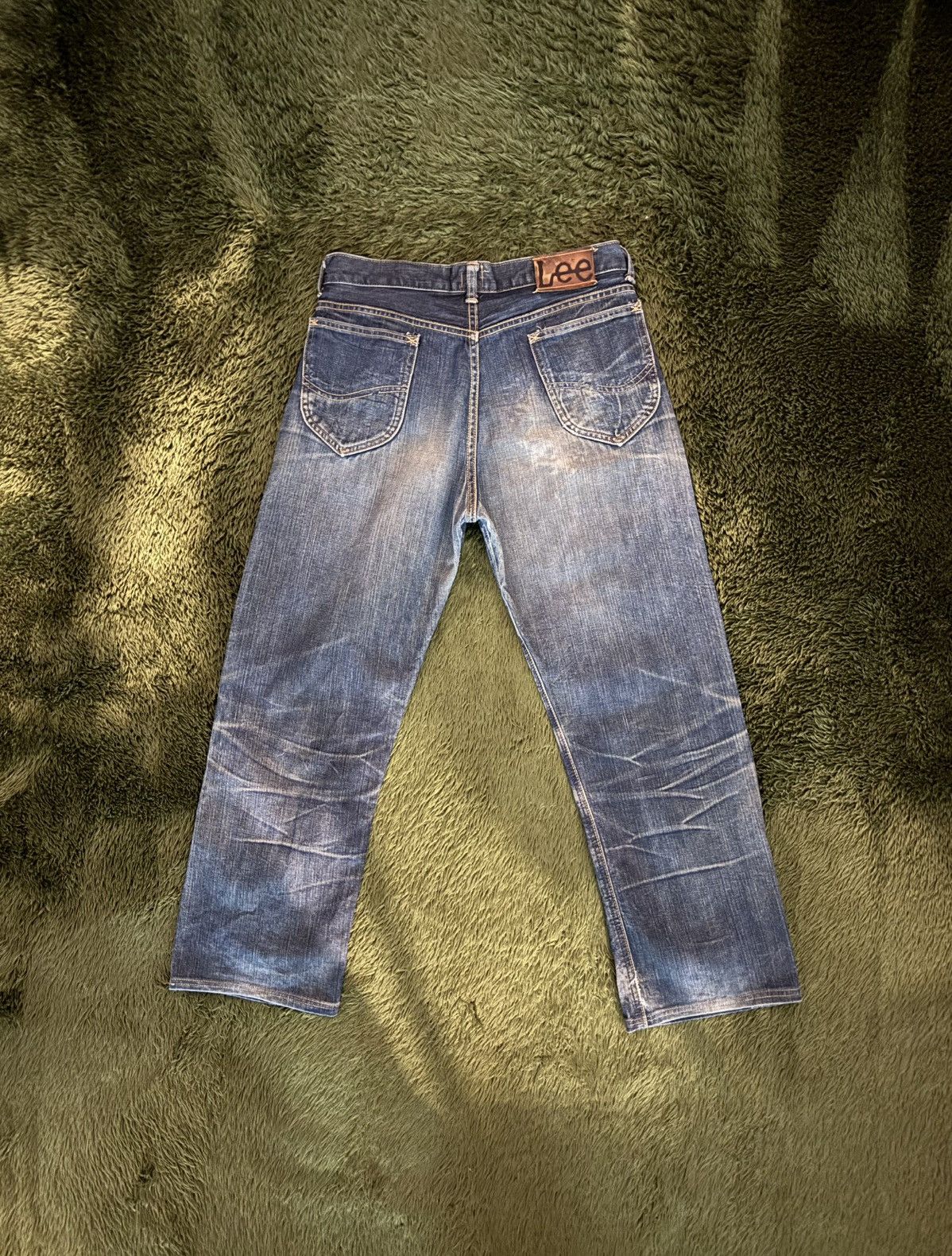 Lee [32x33] 00s Lee Japan Sashiko Custom Denim Pants Size US 32 / EU 48 - 9 Thumbnail