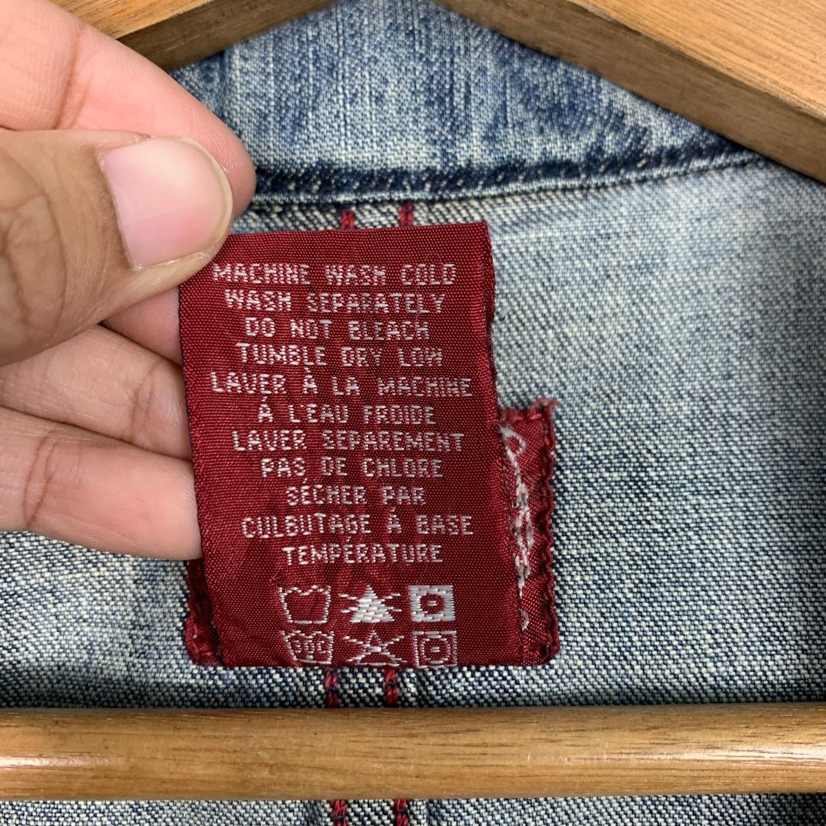 Lucky Brand LUCKY BRAND Trashed Distress Casual Denim Jacket #1665-C74 Size US M / EU 48-50 / 2 - 18 Thumbnail