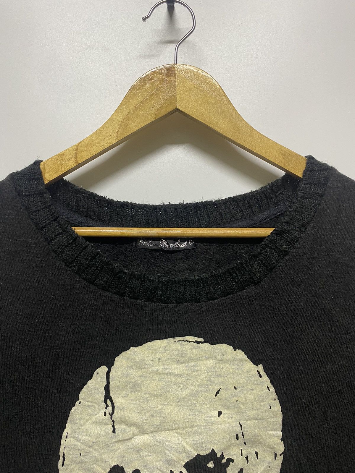 If Six Was Nine × Japanese Brand Listen Heartbeat Skull Punk Unbalanced Homosexualit Knitwear Size M / US 6-8 / IT 42-44 - 7 Thumbnail