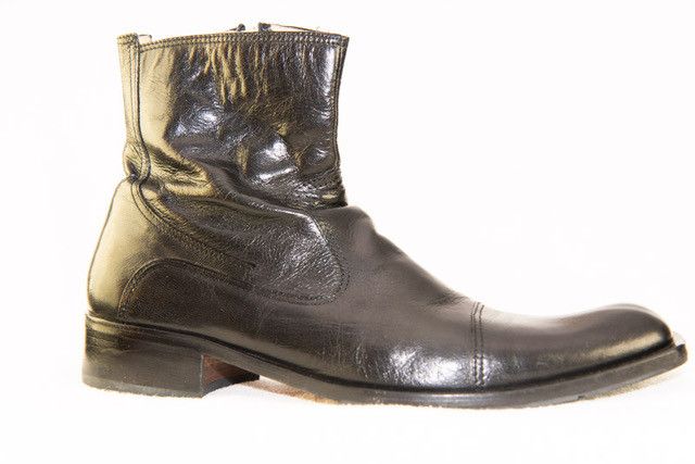 Kenneth Cole "Naked Truth" cap toe side zip dress boot Size US 10 / EU 43 - 4 Thumbnail