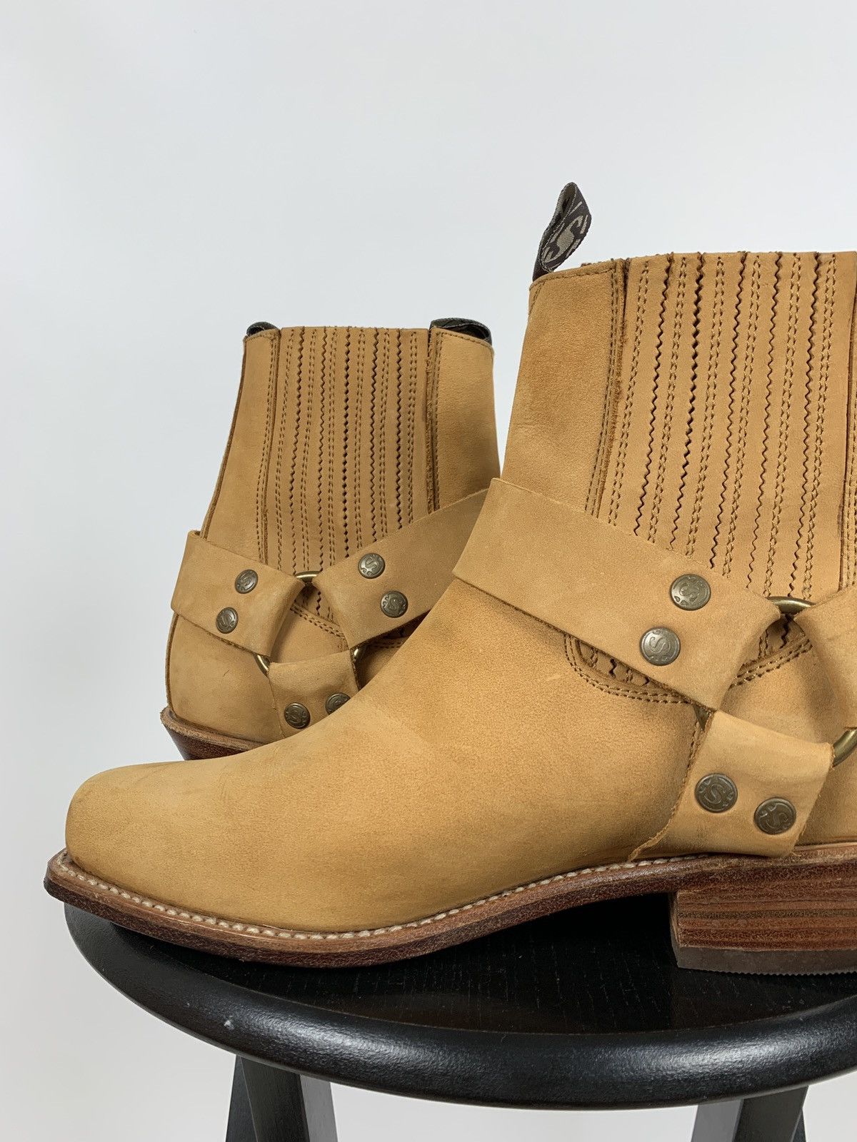 Sendra Vintage Sendra Cowboy Leather Boots Size US 8.5 / EU 41-42 - 18 Thumbnail