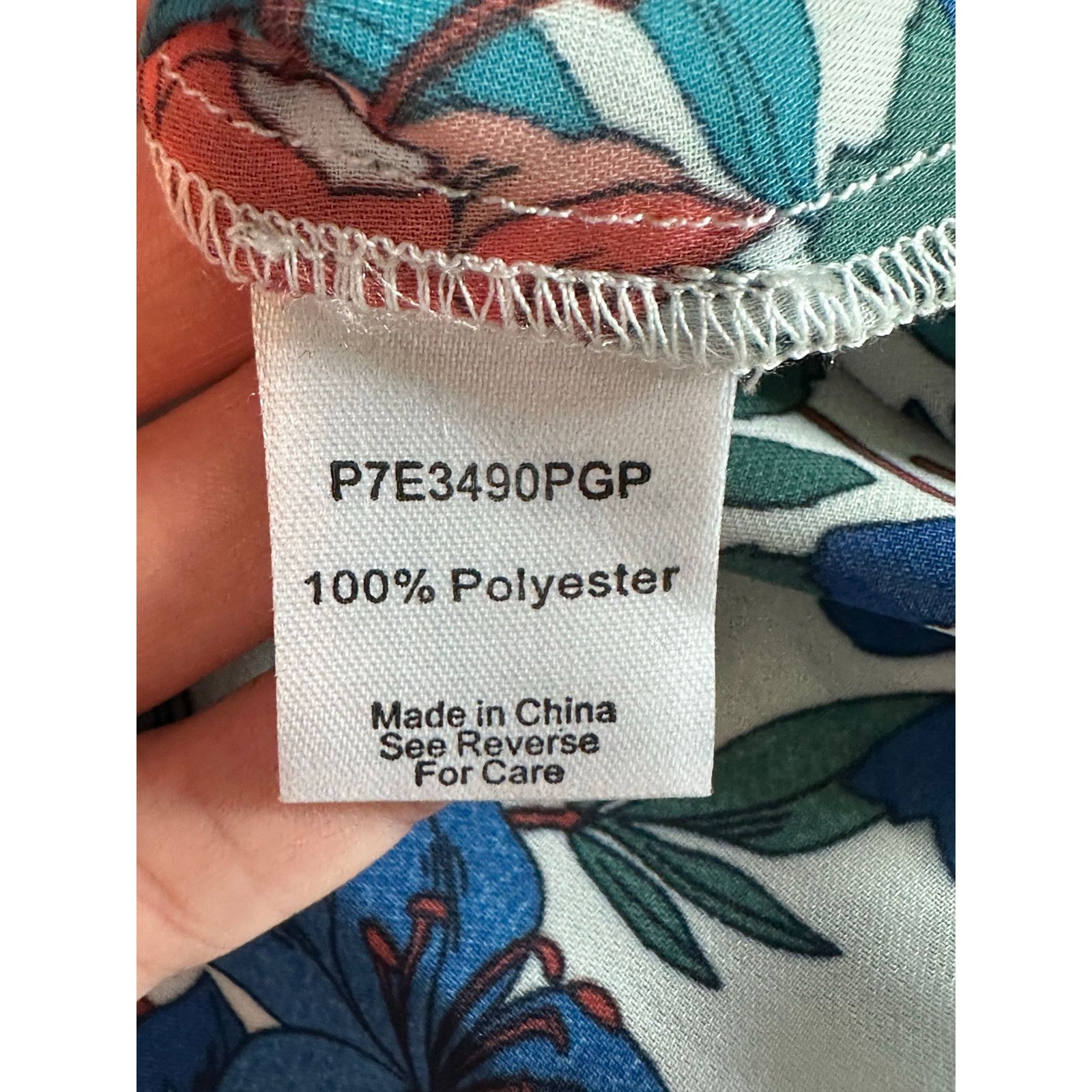 Parker Parker Blue Yellow Floral Sleeveless Blouse size small Size S / US 4 / IT 40 - 4 Thumbnail