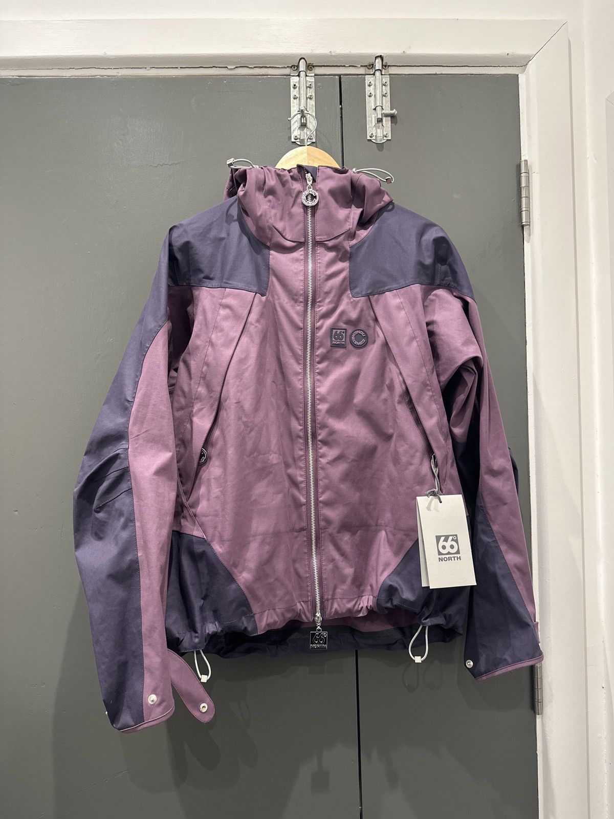 image of Charlie Constantinou 66 North Parka in Purple, Men's (Size Medium)