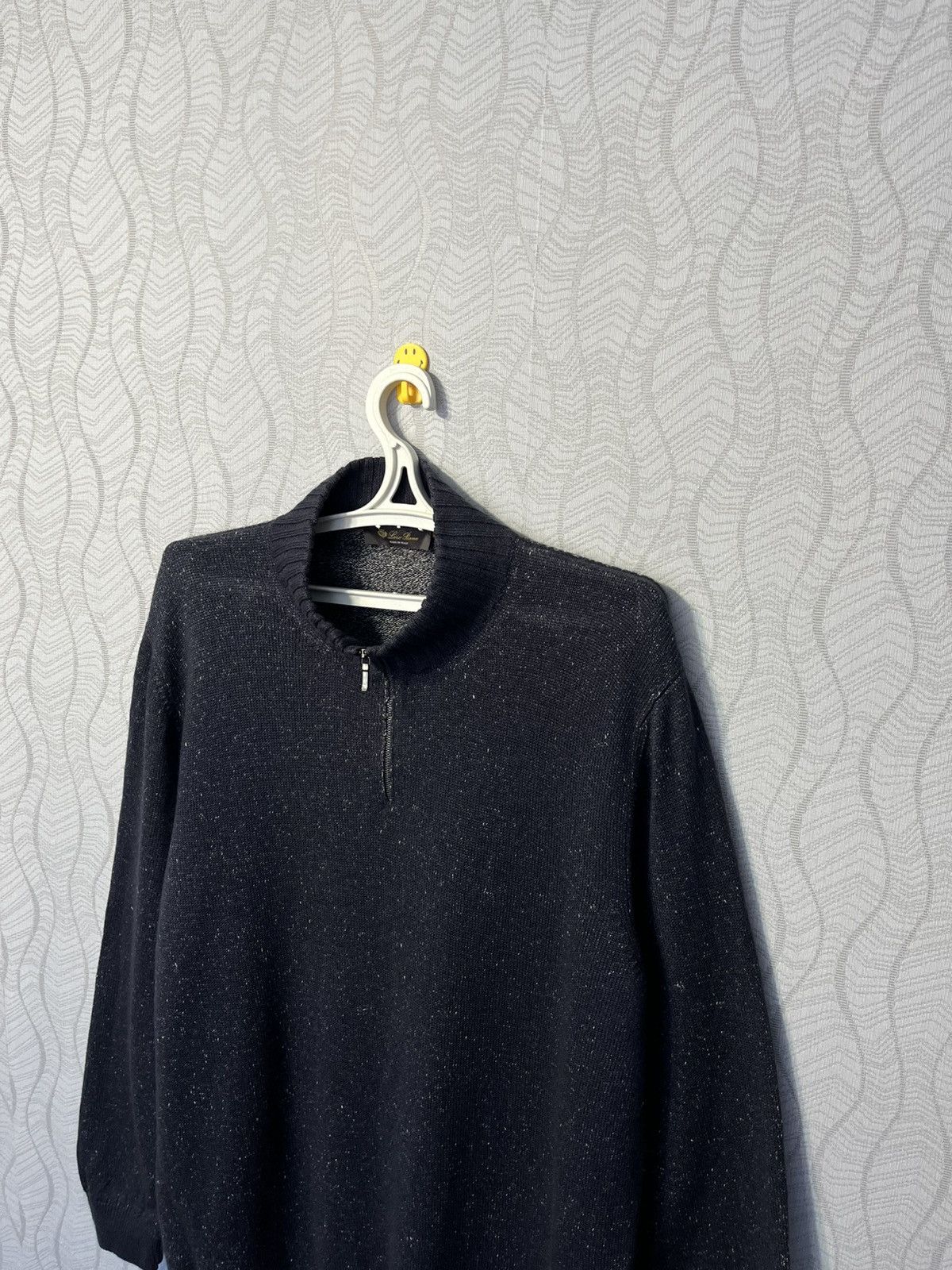 Loro Piana Loro Piana Half-Zip Jupmer Sweater Cashmere Linen Silk XXL Size US XXL / EU 58 / 5 - 2 Thumbnail