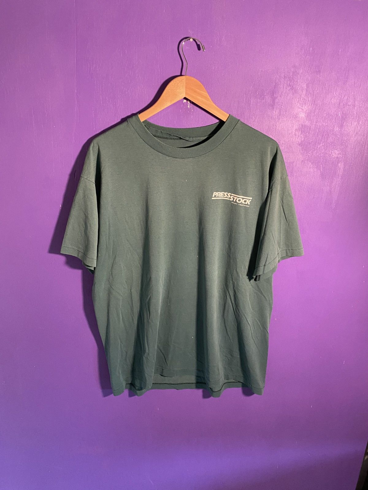 Other Vintage 90s Press stock fingerprint faded mullet tee Size US XL / EU 56 / 4 - 1 Thumbnail