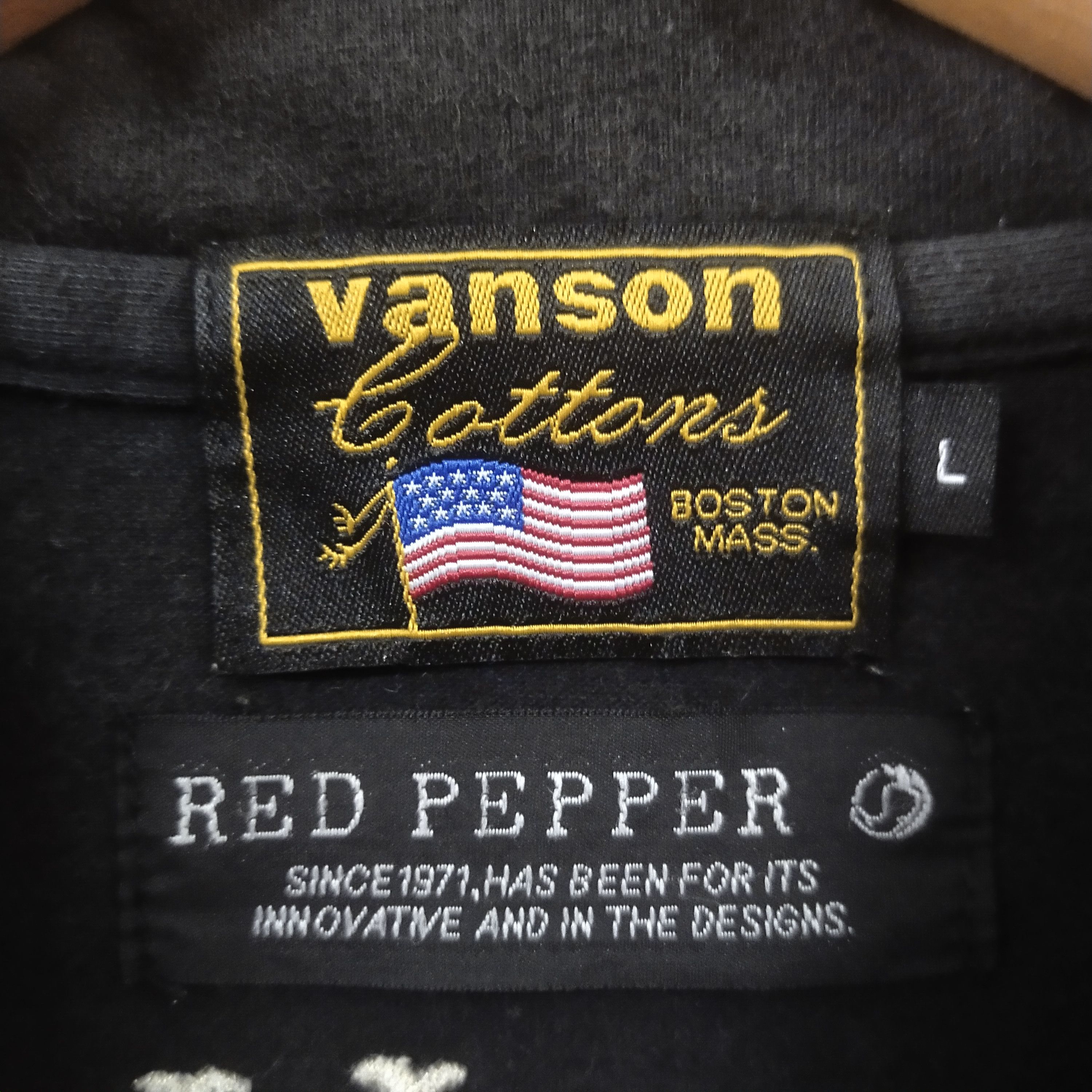 Hysteric Glamour Vintage Works Red Pepper Vanson Embroidery Polo Size US L / EU 52-54 / 3 - 7 Thumbnail
