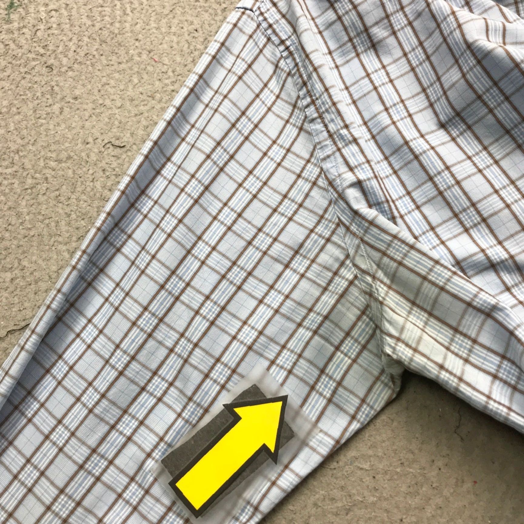 Peter Millar Peter Millar Button-Down Long Sleeve Dress Shirt Mens XL Blue Brown Plaid Check Shirt Size 46R - 6 Thumbnail