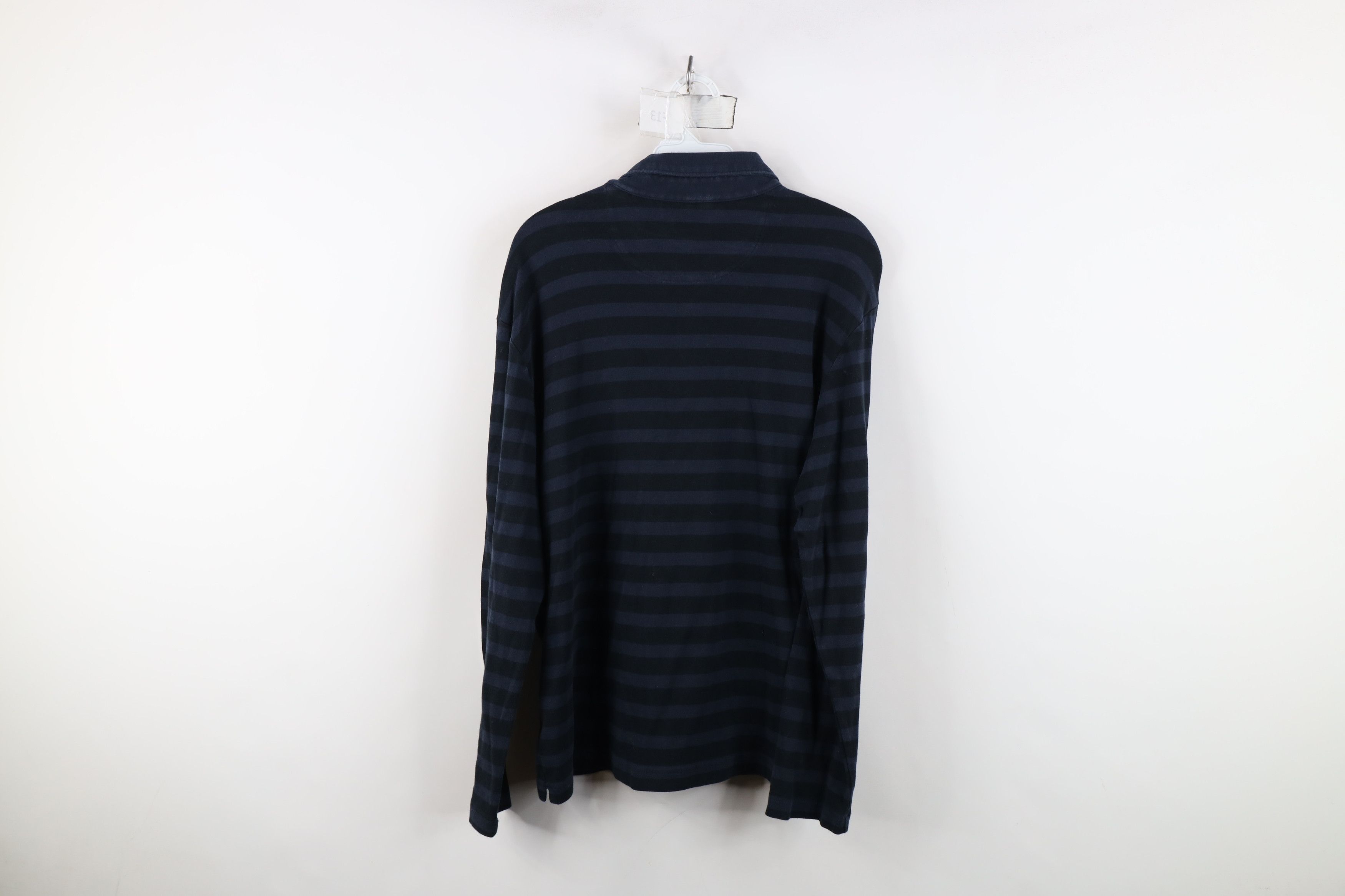 UNTUCKit Untuckit Color Block Long Sleeve Rugby Polo Shirt Blue Size US L / EU 52-54 / 3 - 12 Thumbnail