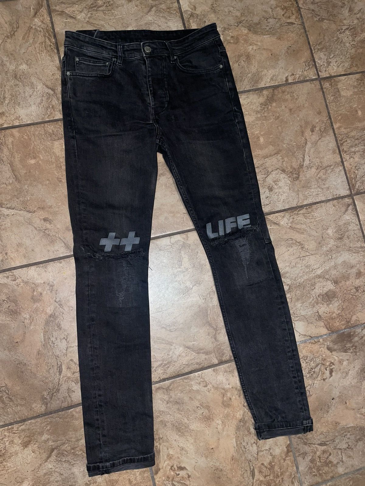 Ksubi KSUBi Black denim jeans ++ Size US 31 - 3 Thumbnail