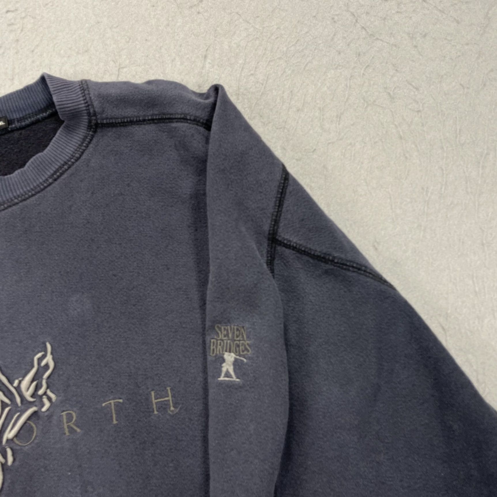 Vintage VINTAGE Ashworth Sweatshirt Mens 2XL Blue Crewneck Golf 90s USA Highweight Embroidered Pullover Dress? Size US XXL / EU 58 / 5 - 4 Thumbnail