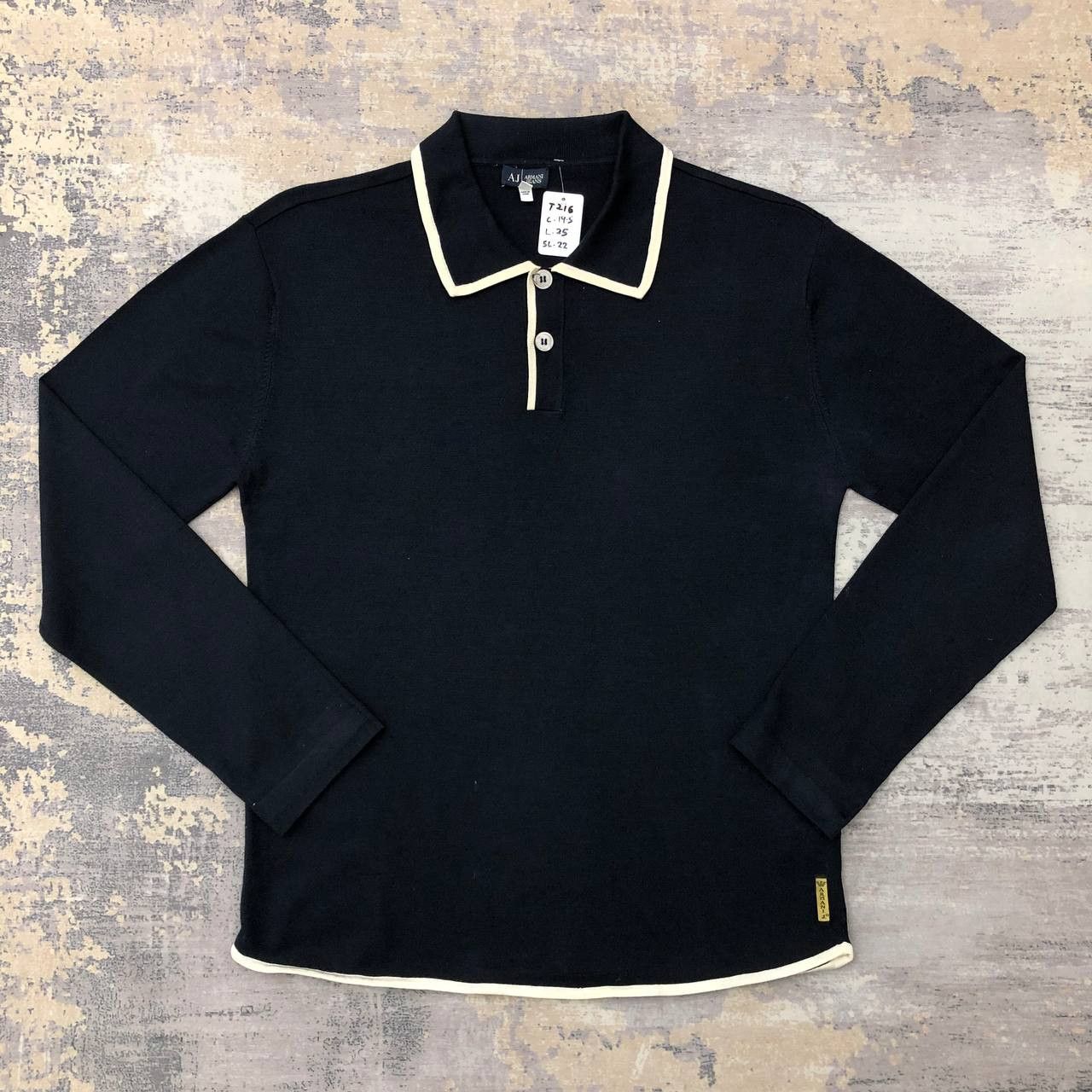 Armani × Giorgio Armani T216 ARMANI JEANS LONGSLEEVE TEE Size L / US 10 / IT 46 - 1 Thumbnail