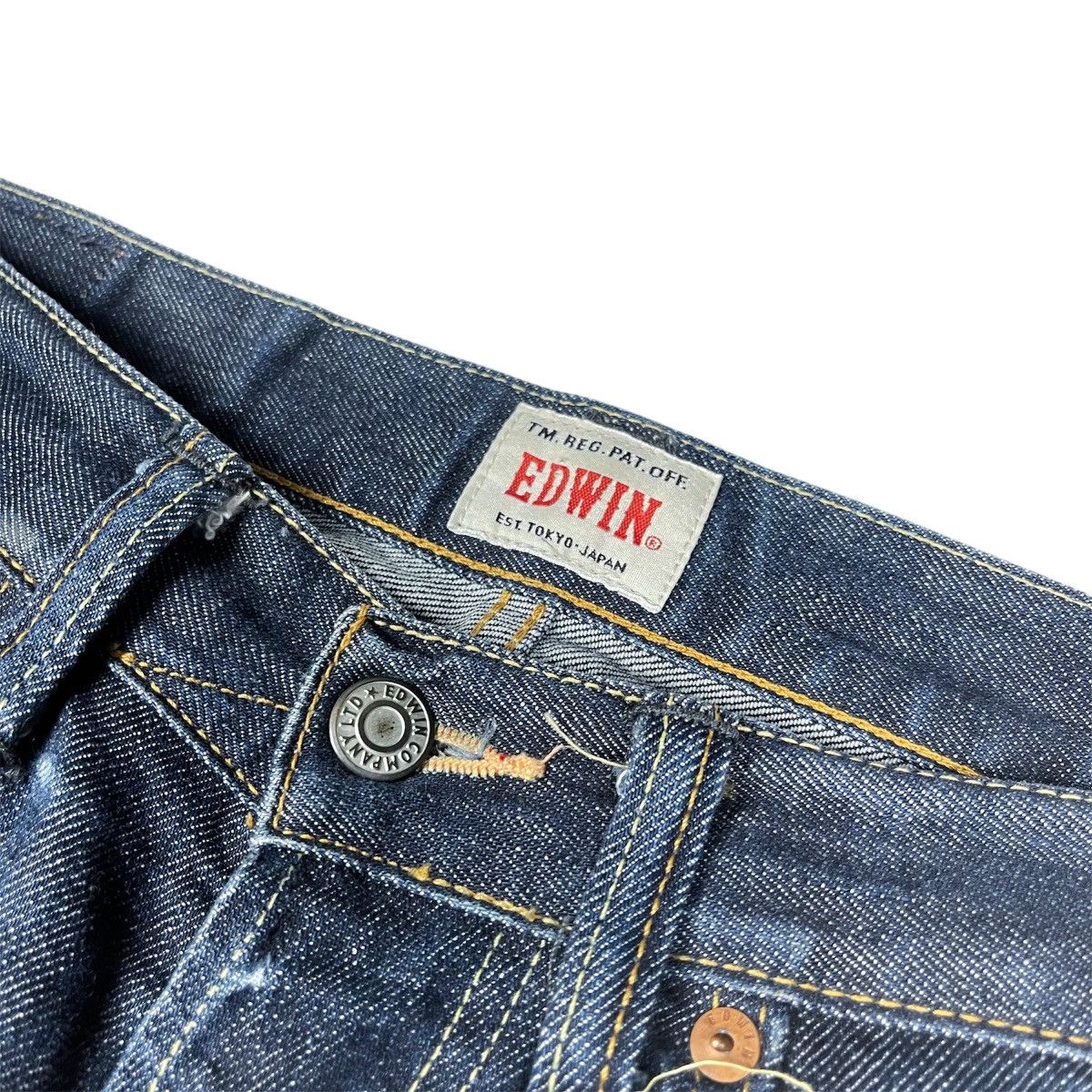 Edwin × Japanese Brand Edwin Japan ED-47 Relugar Straight Denim Jeans Size US 34 / EU 50 - 4 Thumbnail