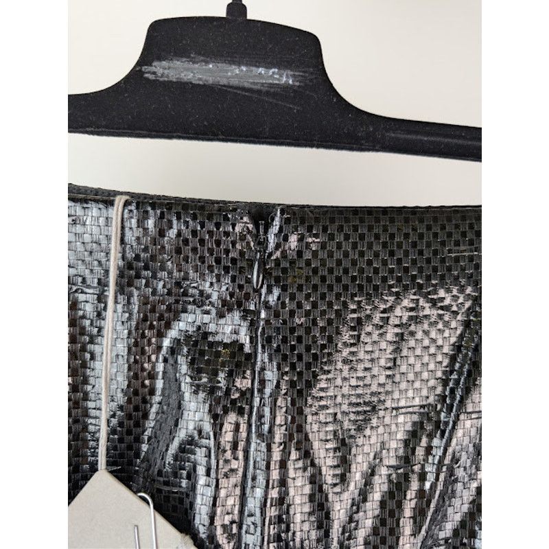 Alexander McQueen o1rshd1 Tarpaulin Pencil Midi Skirt in Black Size 27" / US 4 / IT 40 - 5 Thumbnail