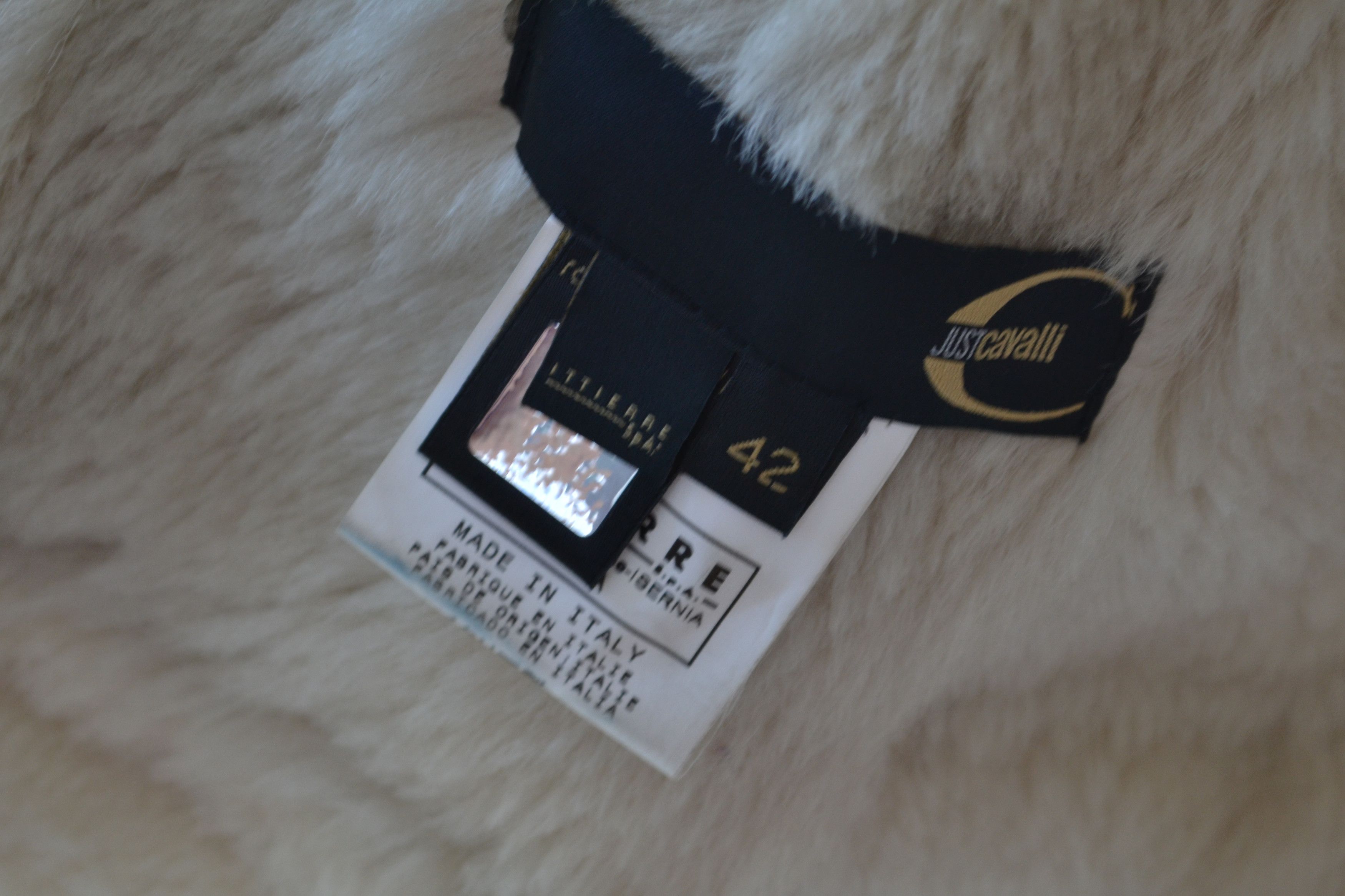 Roberto Cavalli ROBERTO CAVALLI Shearling Jacket Leather Fur Beige Size M / US 6-8 / IT 42-44 - 5 Thumbnail