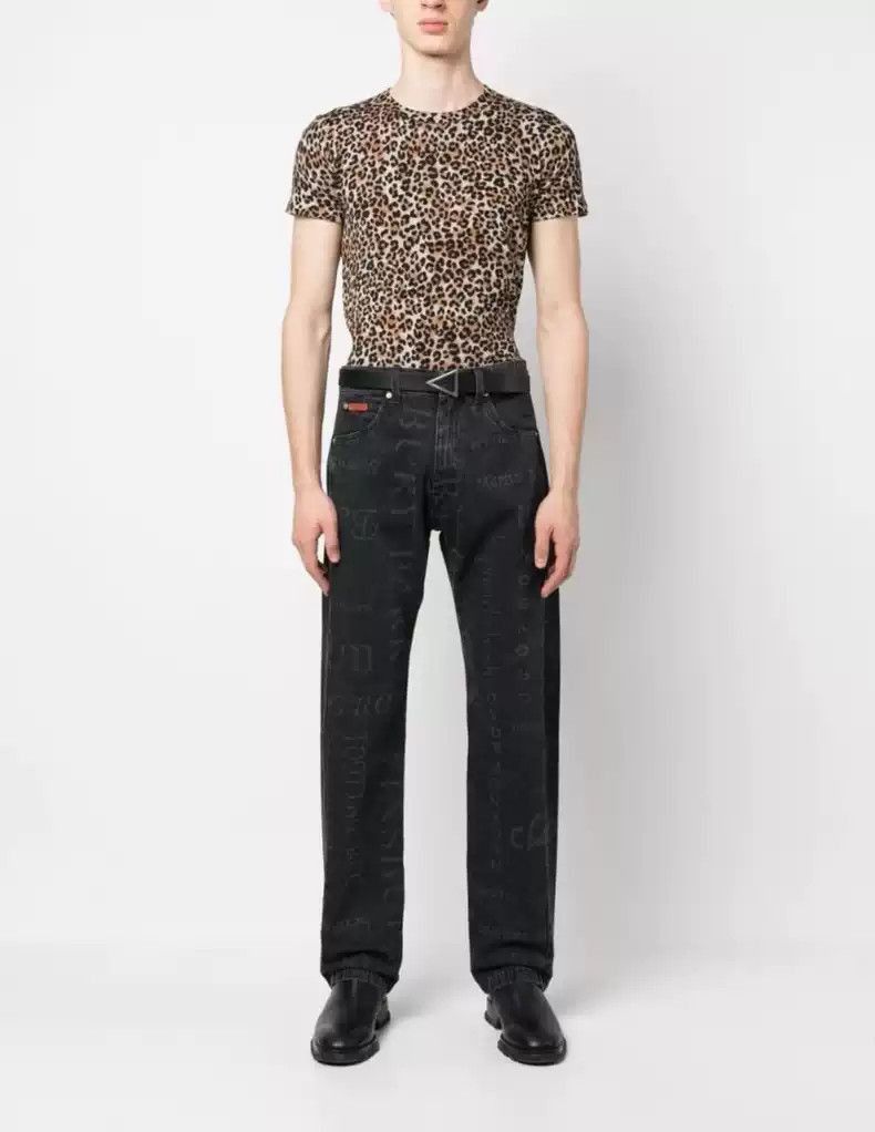 Martine Rose Martine Rose leopard print wool T-shirt -2507 Size US M / EU 48-50 / 2 - 6 Thumbnail