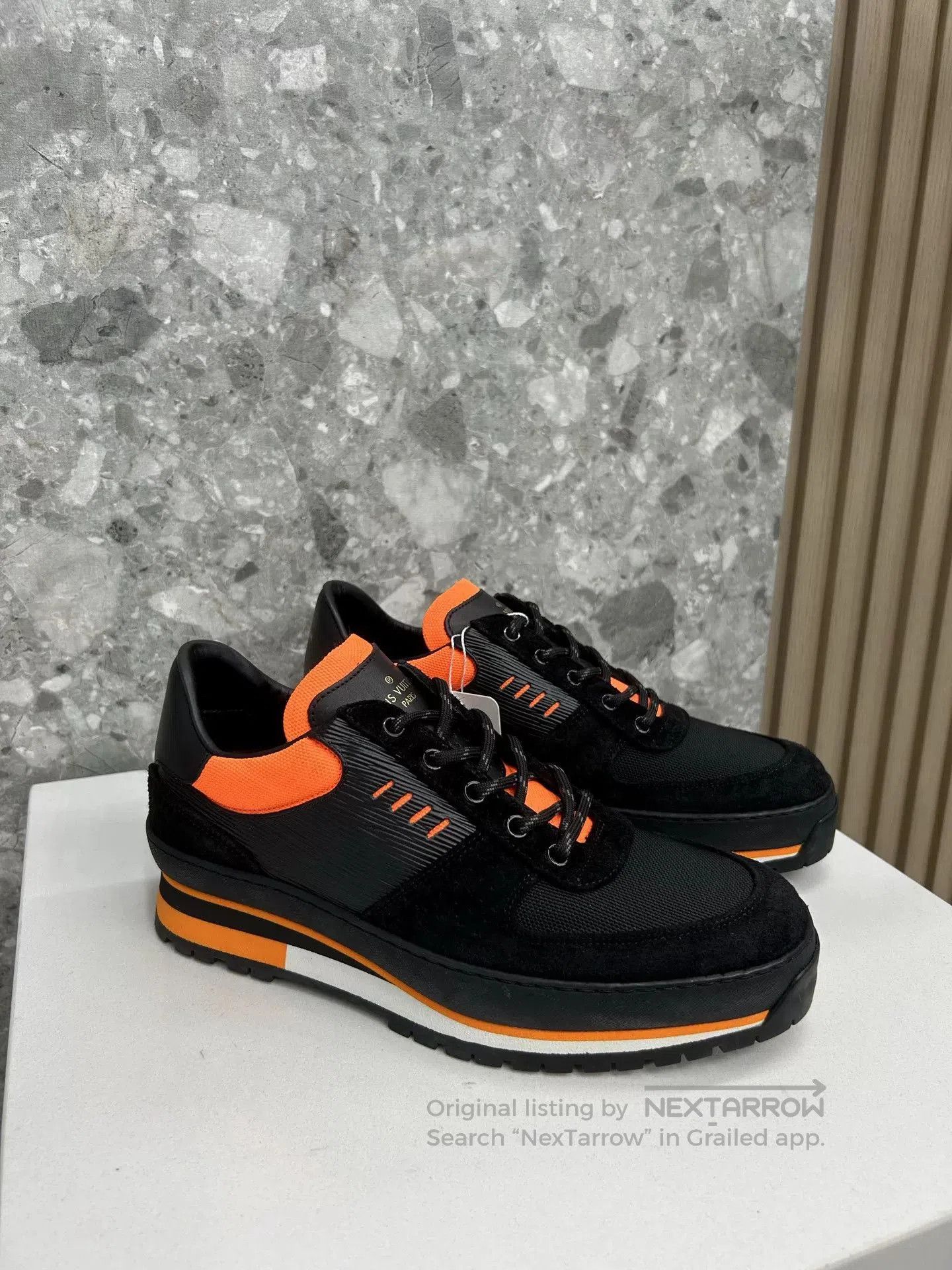 Louis Vuitton LV Black Orange Functional Dad Casual Shoes. Size US 6 / EU 39 - 1 Thumbnail