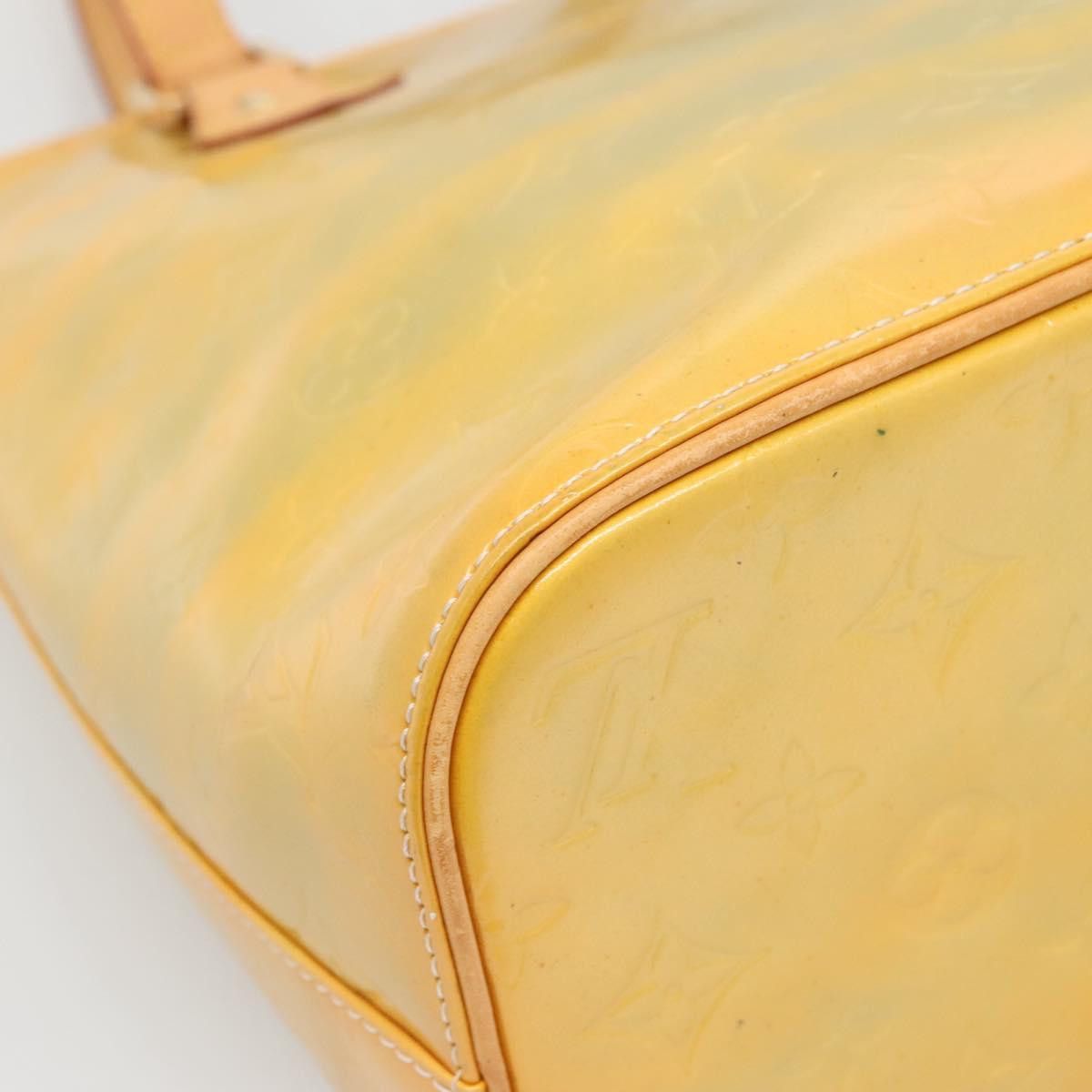 Louis Vuitton LOUIS VUITTON Monogram Vernis Houston Hand Bag Gris M91053 Size ONE SIZE - 6 Thumbnail